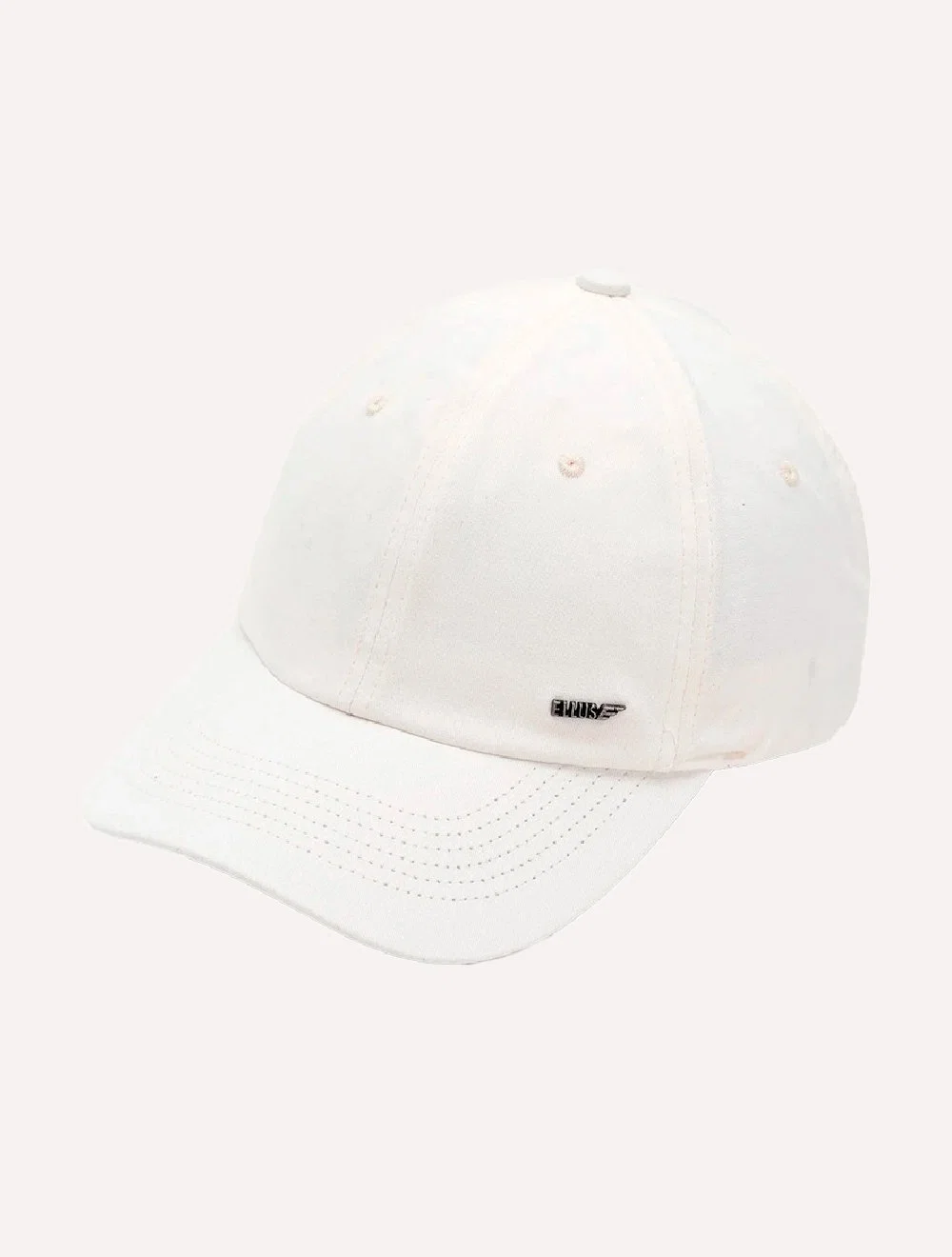Boné Ellus Masculino Metal Tag Logo Off-White