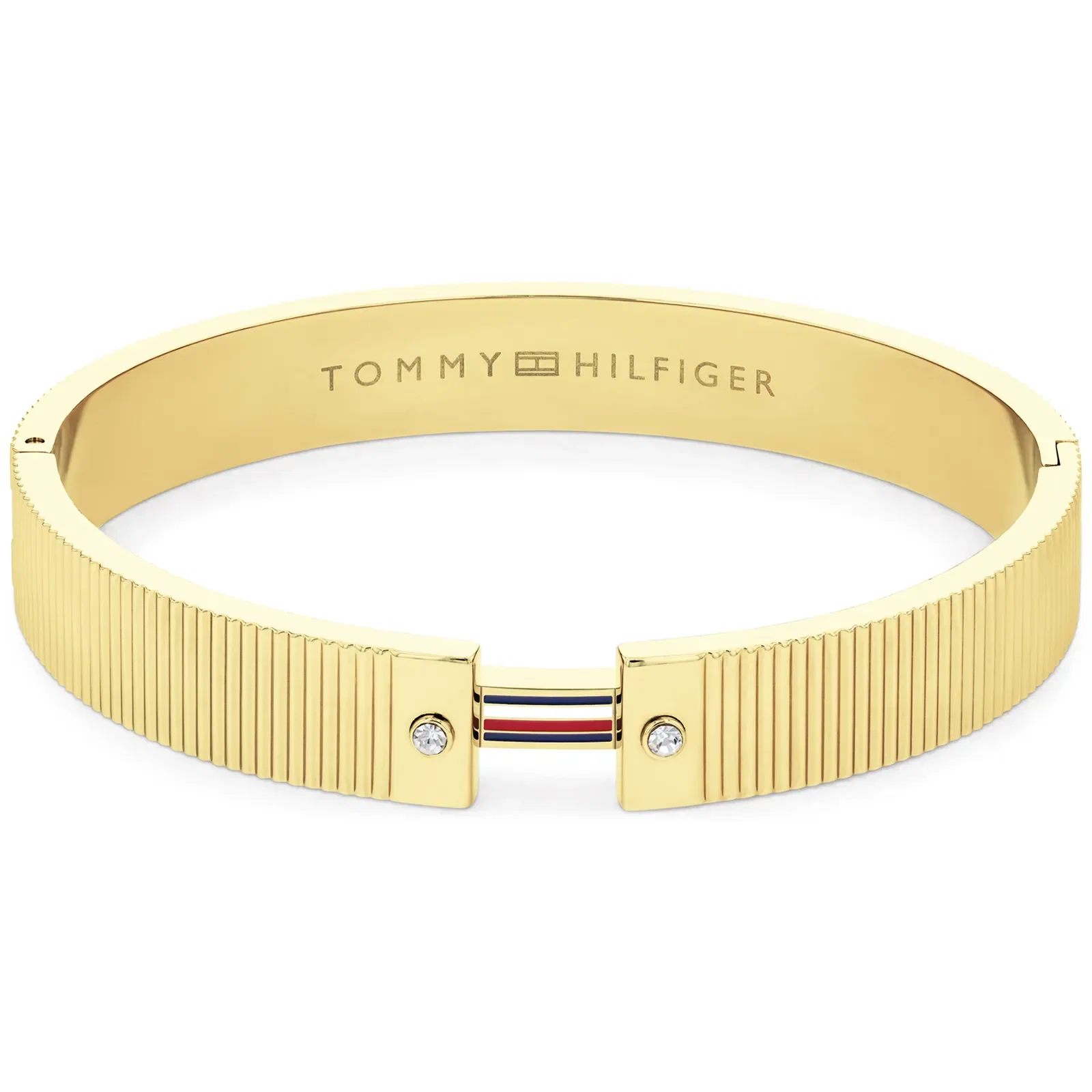 Pulseira Tommy Hilfiger Stripes em Aço Dourado 2781046