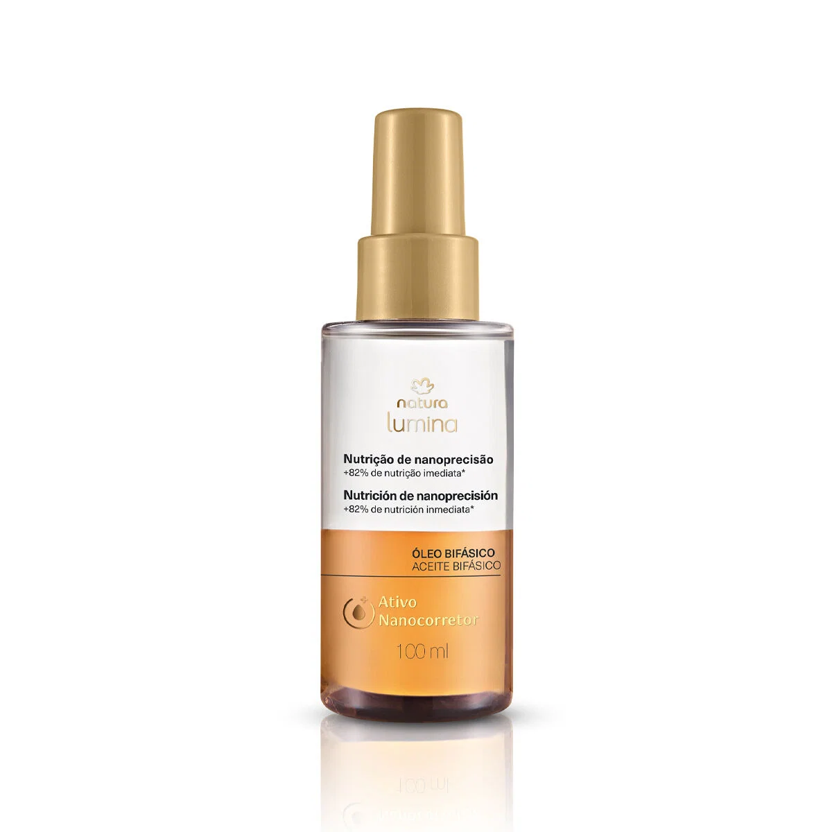 Óleo Bifásico Lumina Nutrição de Nanoprecisão 100 ml