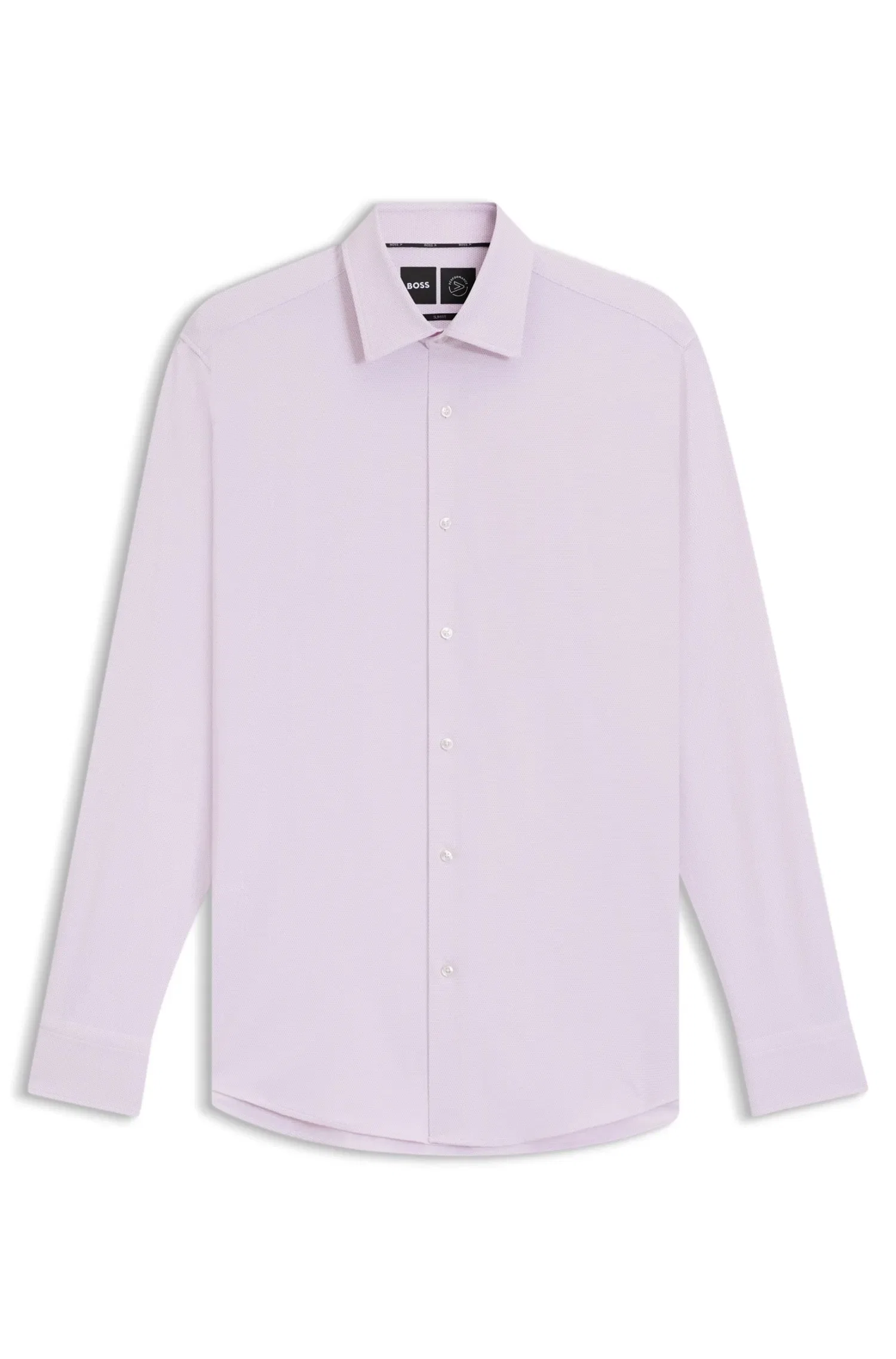Camisa Slim Fit Em Jersey Micro-Estruturado — imagem 1