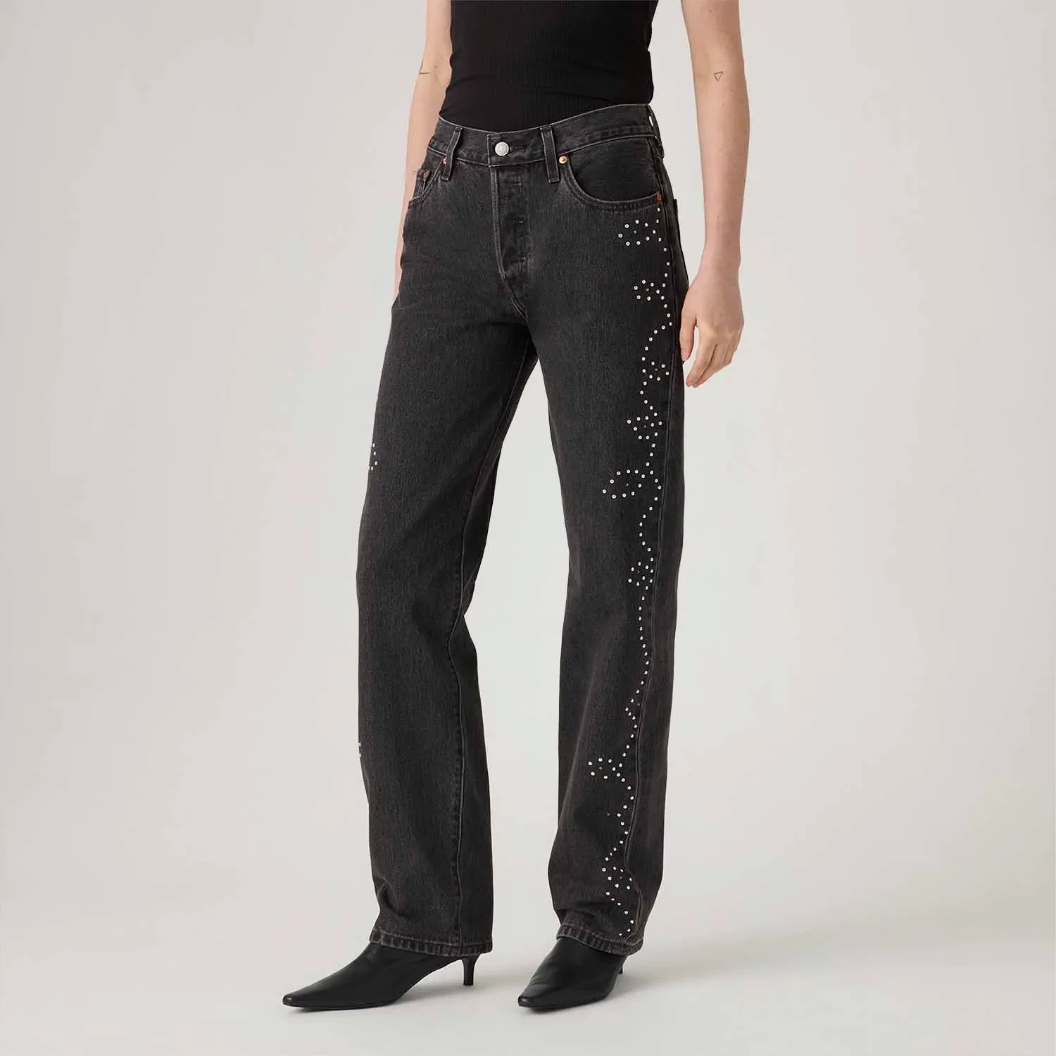 Calça Jeans Levi's® 501® 90's Preta — imagem 1