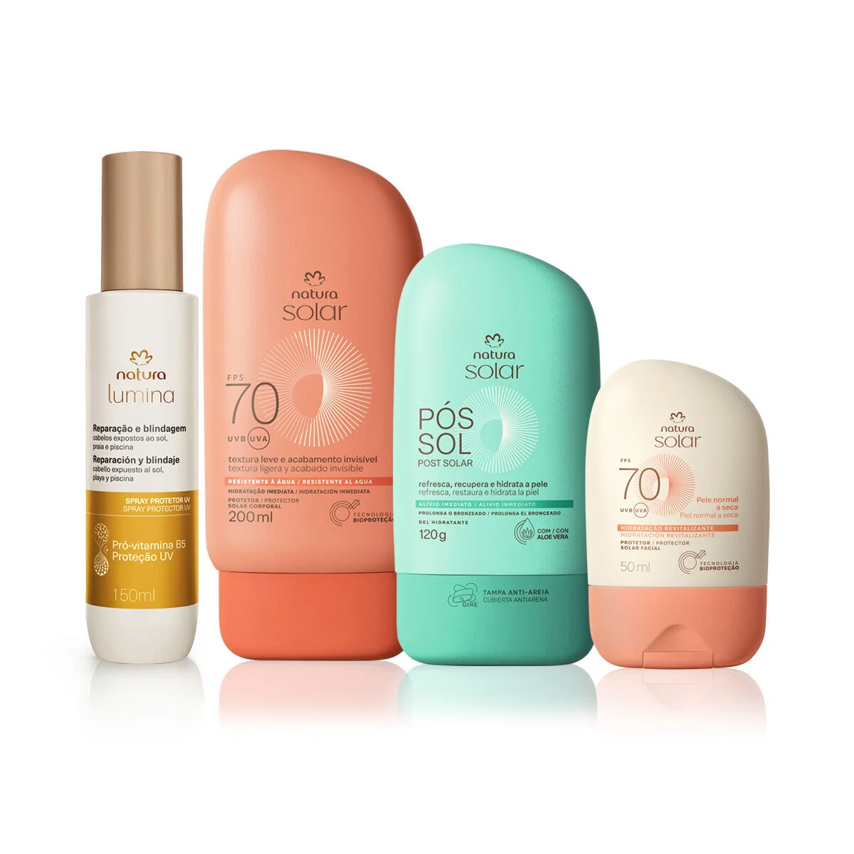 Kit Lumina e Natura Solar com Proteção para Pele Normal a Seca — imagem 1