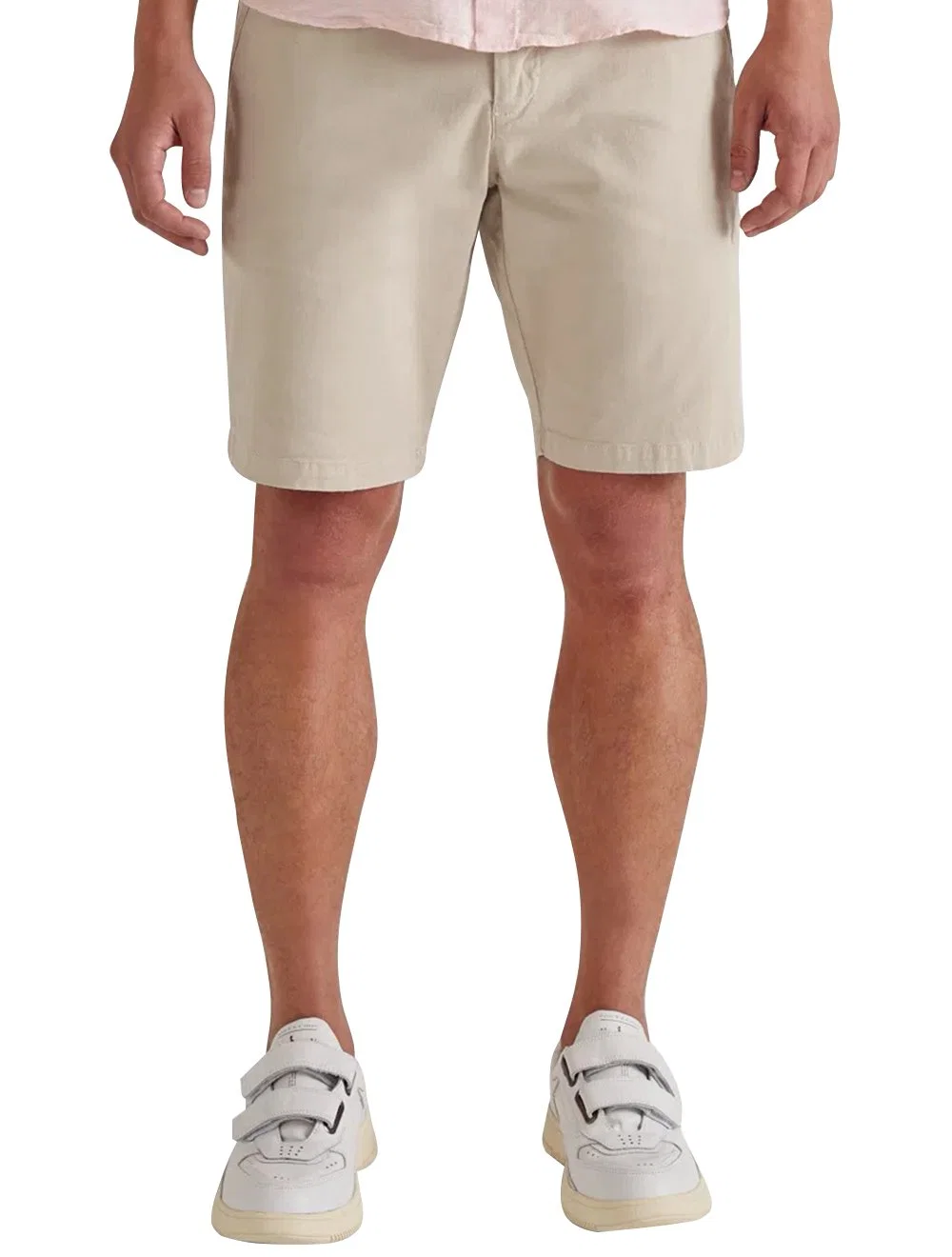 Bermuda Reserva Masculina de Sarja Casual Iron Moon Cinza
