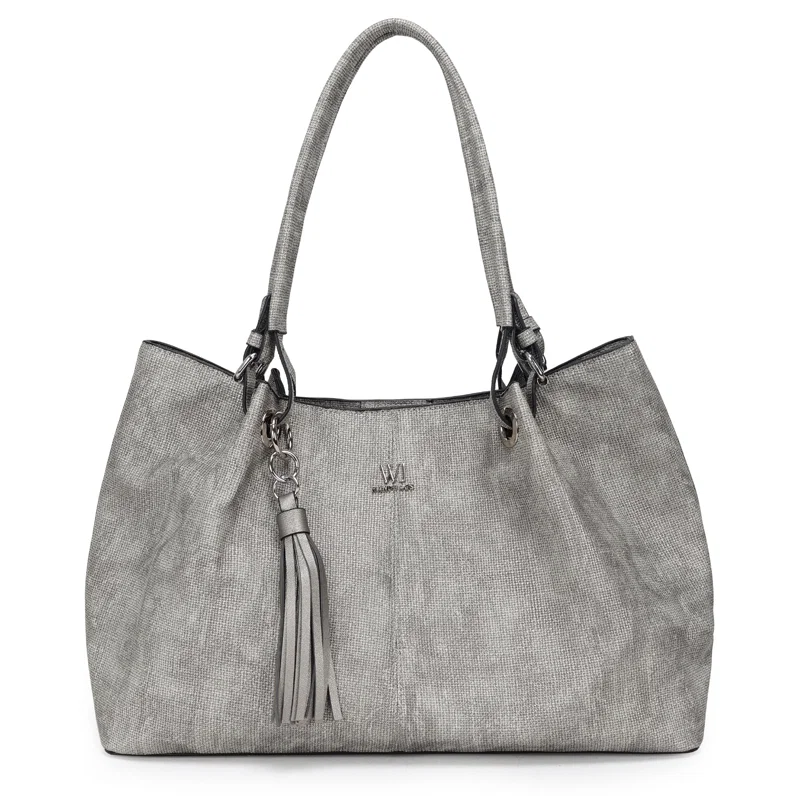 Bolsa Satchel Grande Com Barbicacho