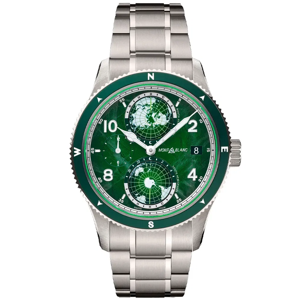 Relógio Montblanc 1858 Automático Masculino em Aço Prateado 133303 — imagem 1