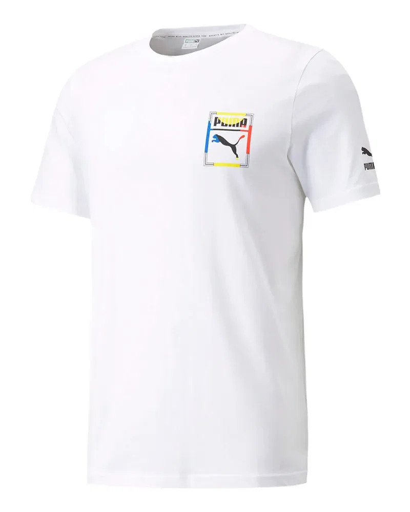 Camiseta Puma Logo Play Graphic Masculina — imagem 1