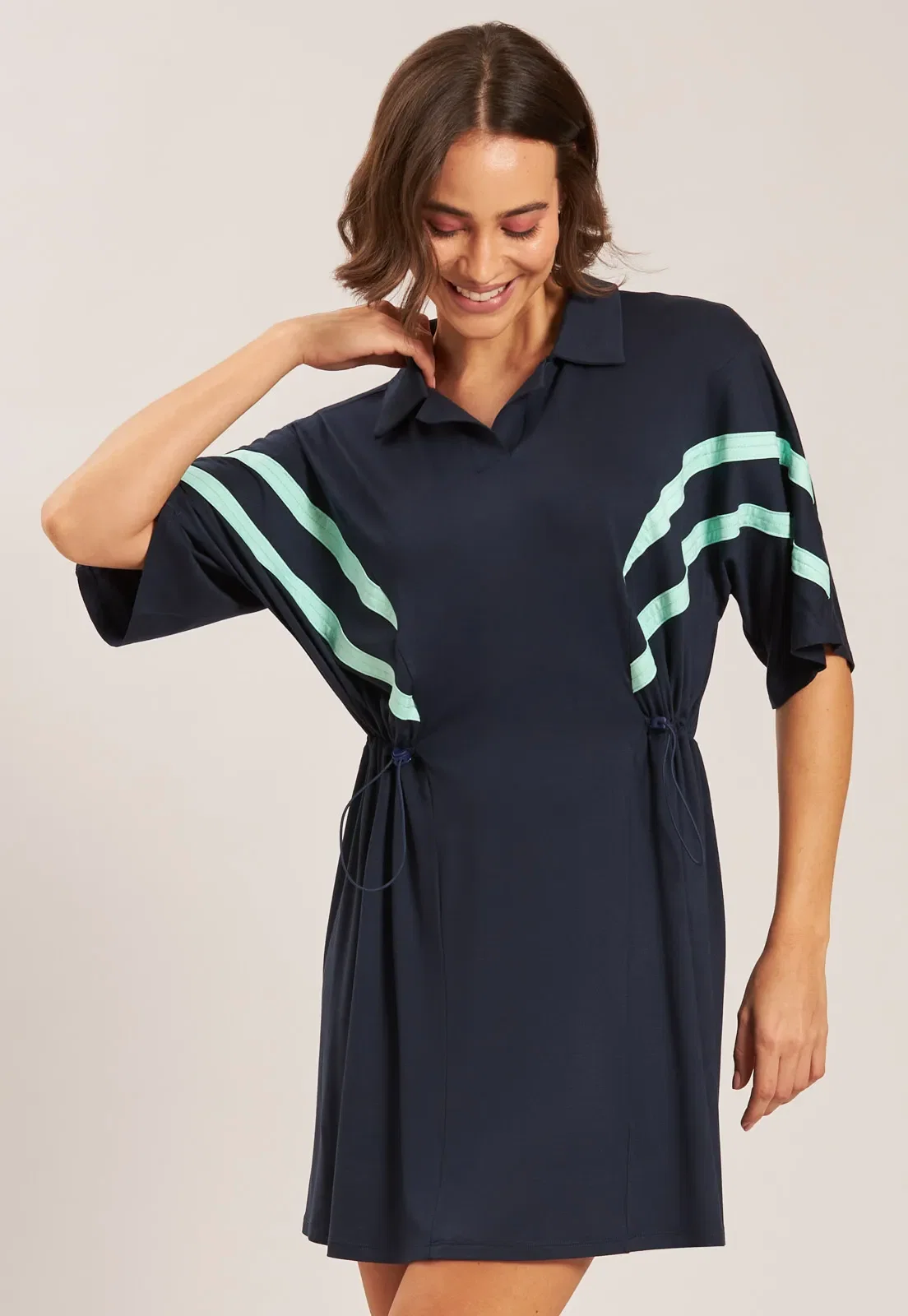 Camisão De Viscose Stretch Baunilha — imagem 1