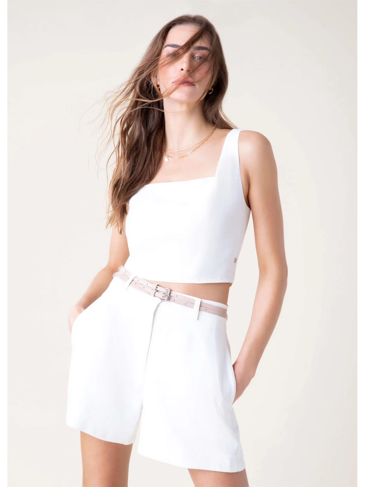 Top Boucle Off White