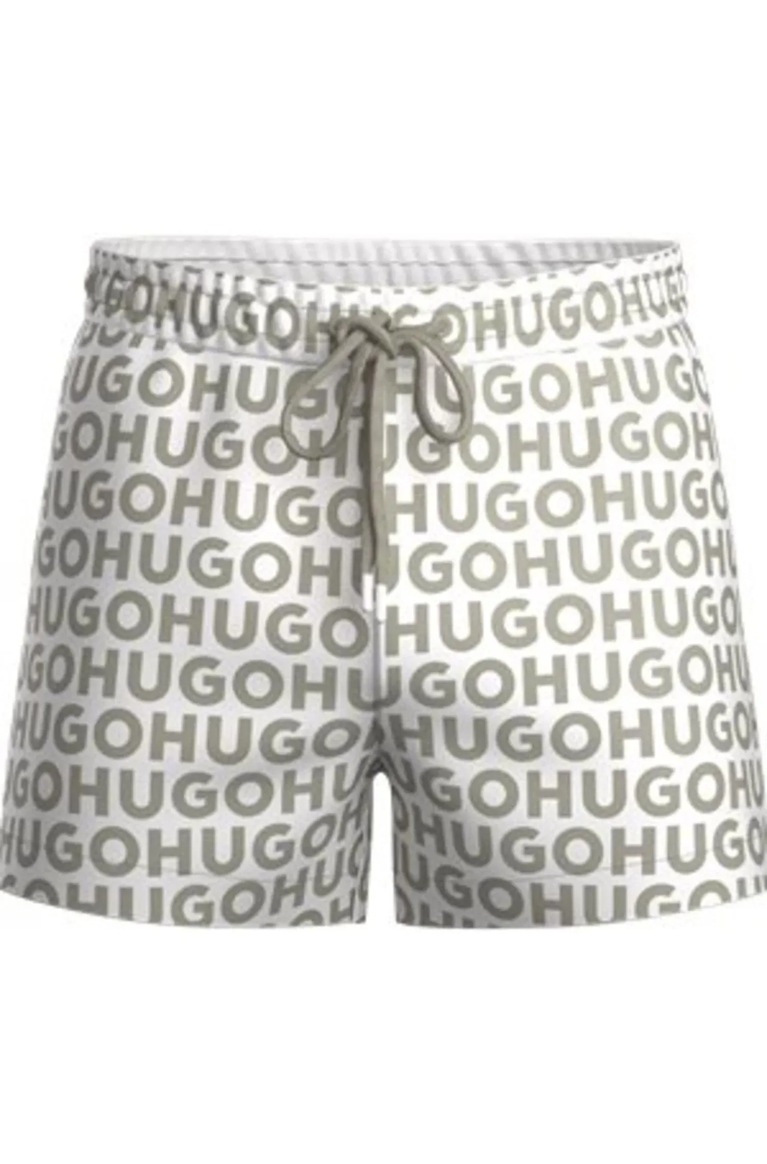 Shorts De Banho De Secagem Rápida Com Logo Estampado — imagem 1