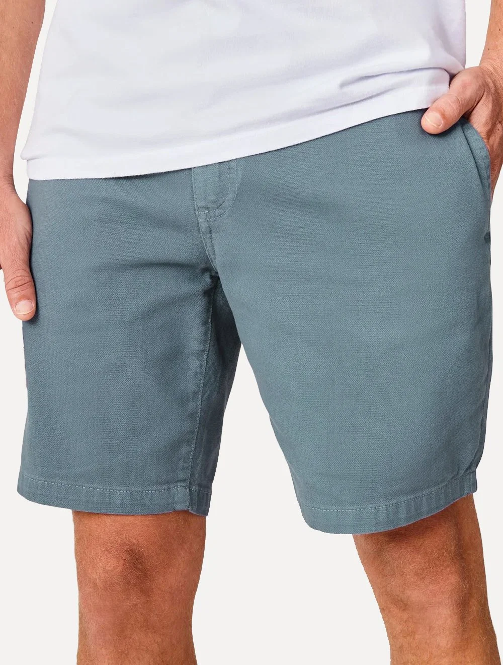 Bermuda Reserva Masculina Chino Casual Rio Azul Médio