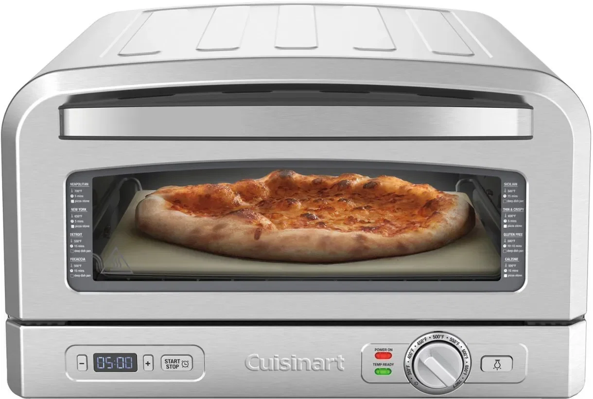 Forno de Pizza em Aço Escovado 17L 220V Cuisinart — imagem 1
