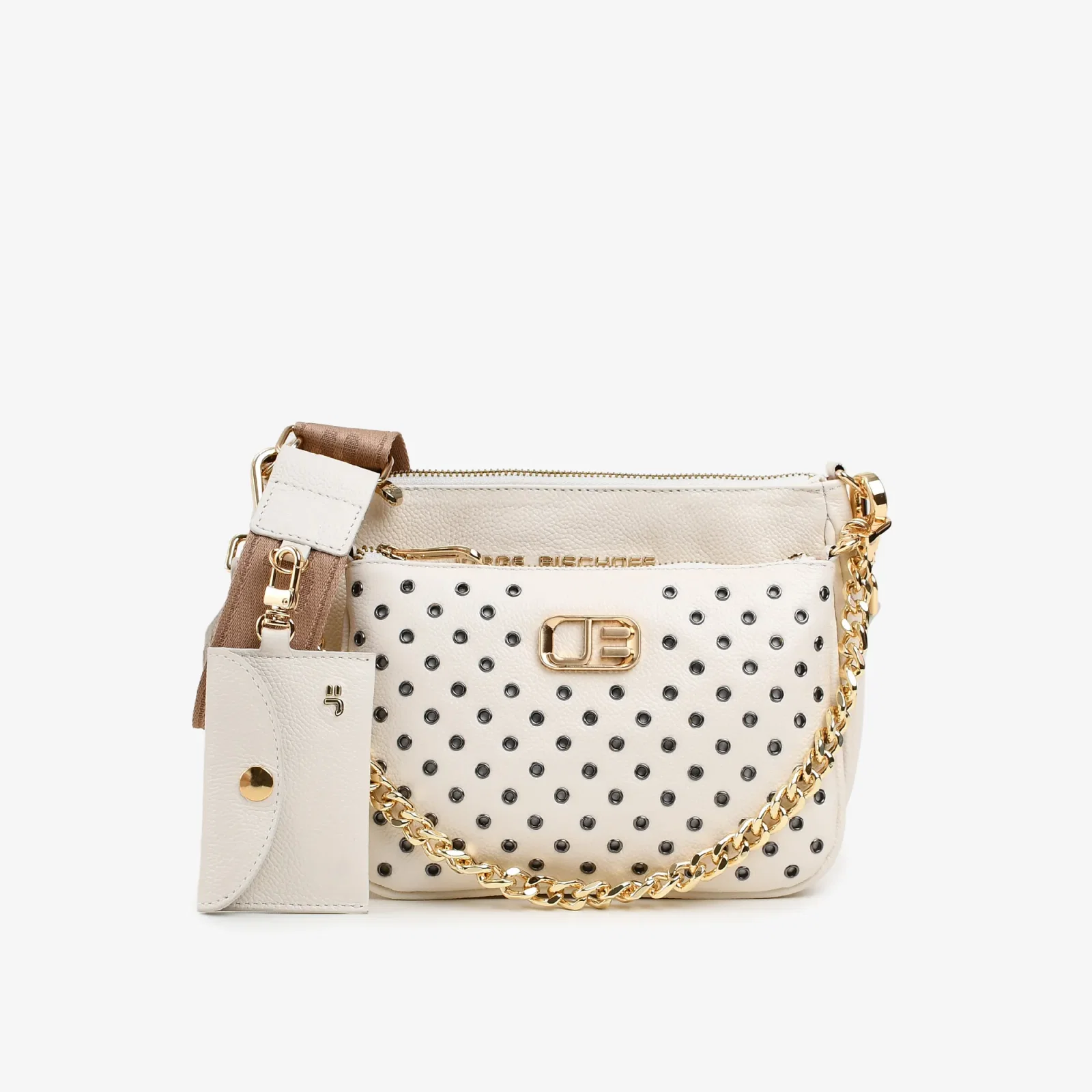 Bolsa Infinita Transversal Off White Cordilheira Couro