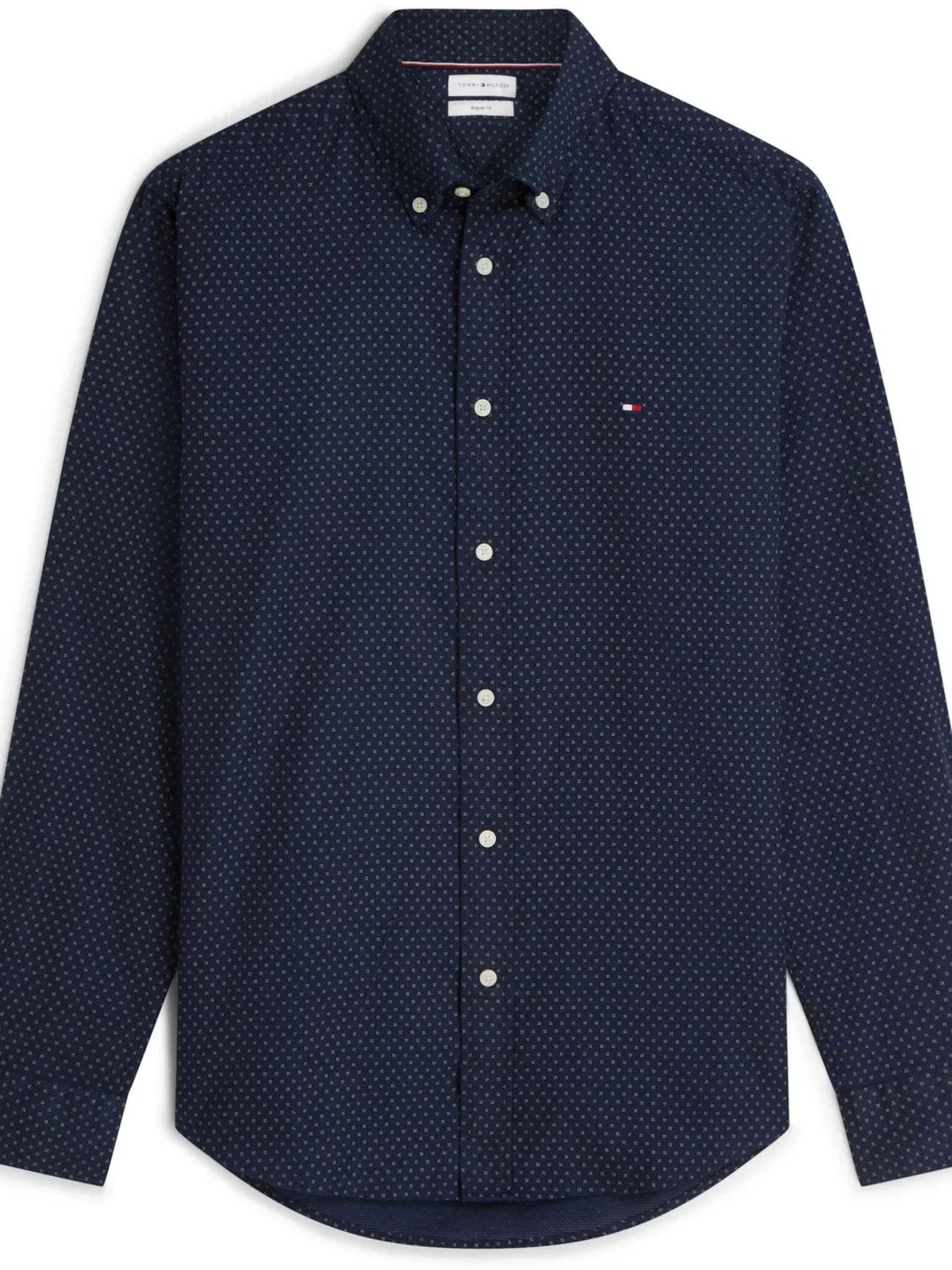 Camisa Regular Flex Popeline Mini Print