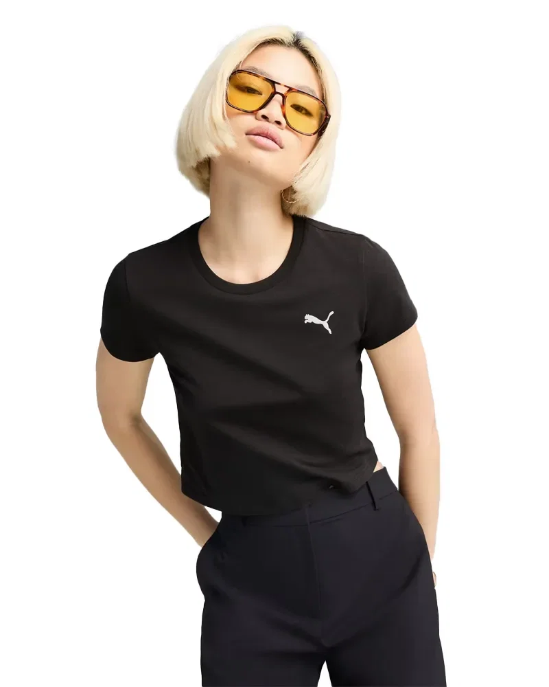 Camiseta Puma Wardrobe Ess Baby Feminina — imagem 1