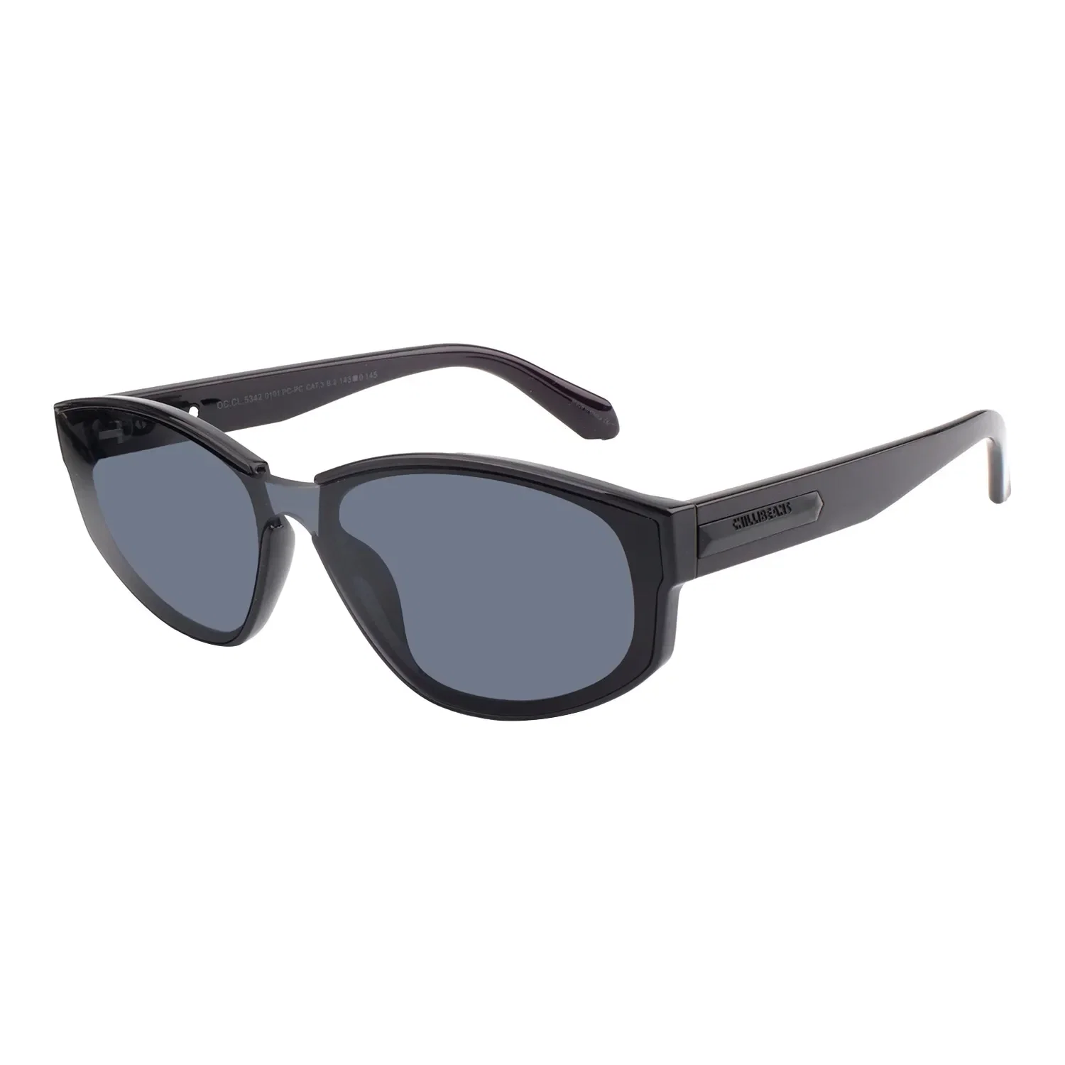 Óculos de Sol Feminino Infinity Redondo Preto — imagem 1