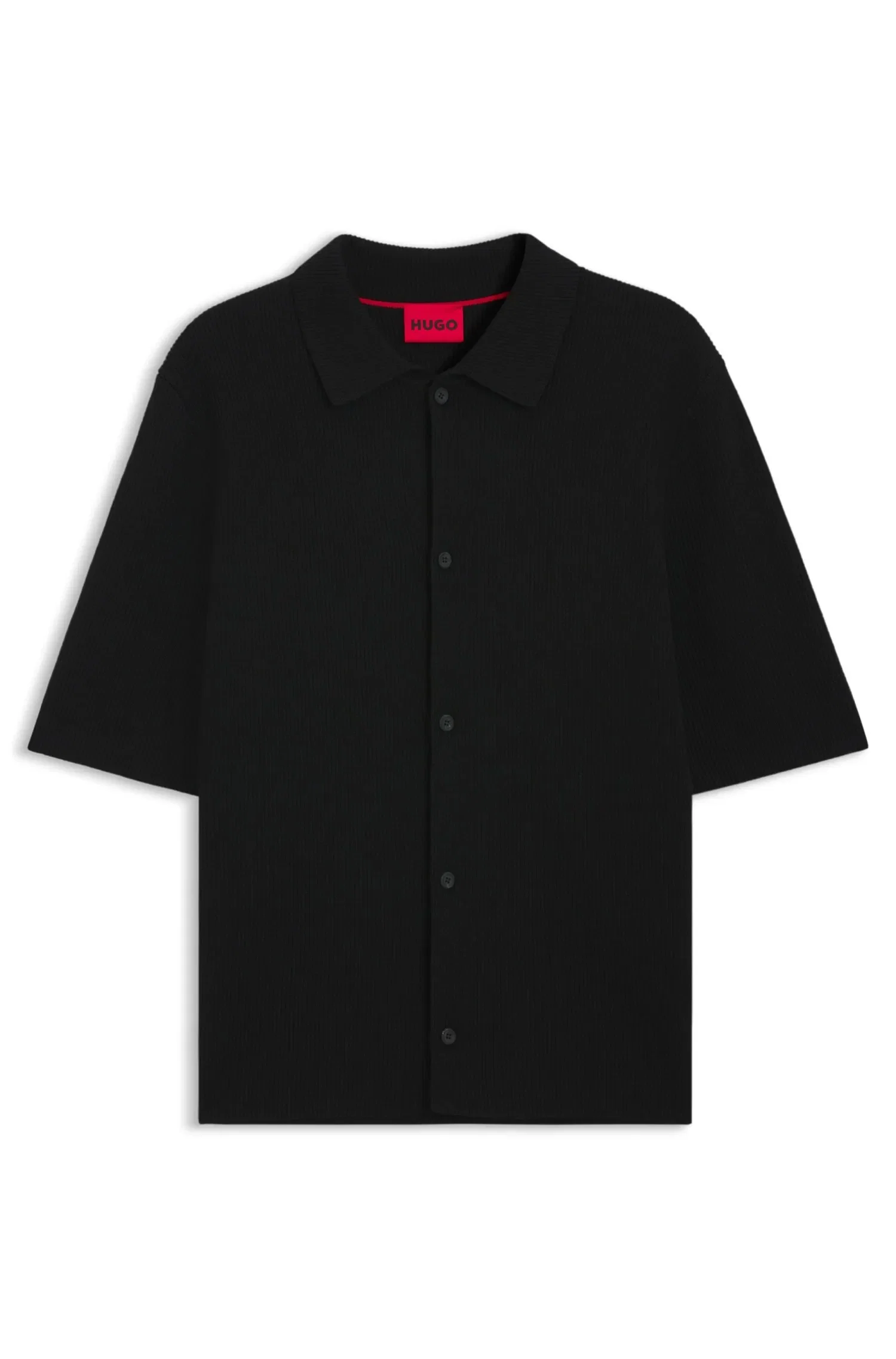Camisa Regular Fit Com Estrutura Canelada — imagem 1