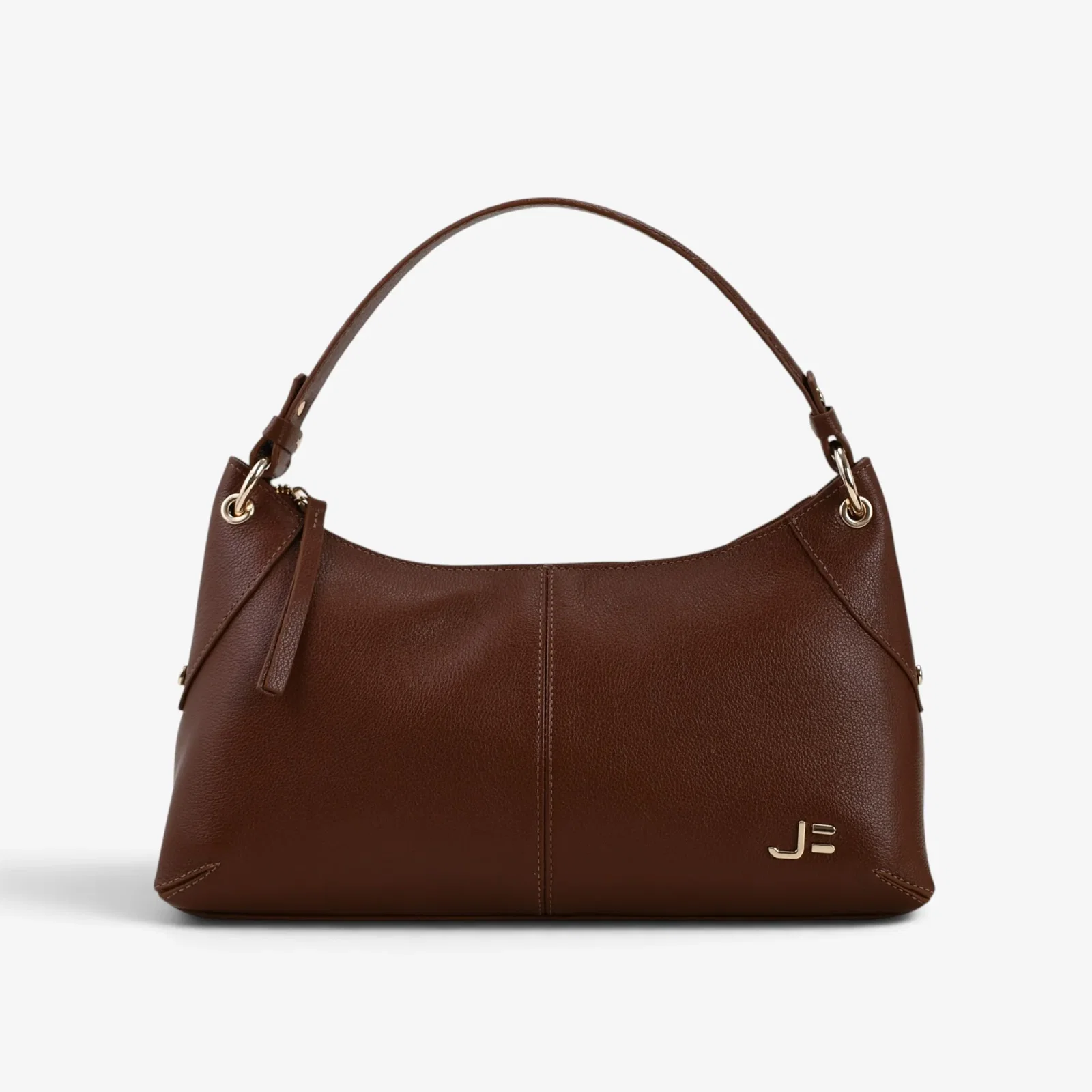 Bolsa Hobo Marrom Tabaco Couro