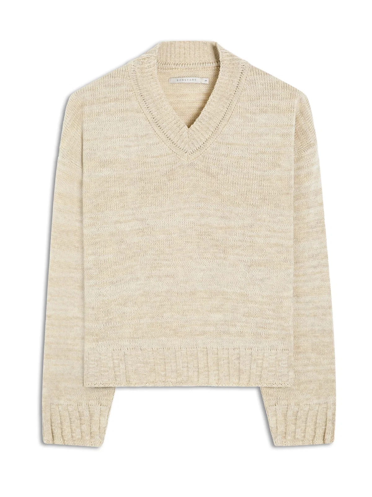 Tricot Pull Canelado Natural