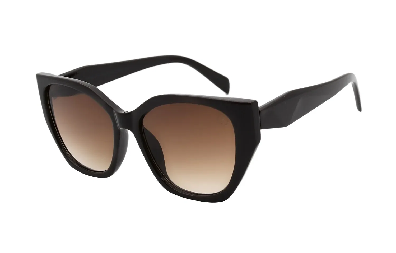 Óculos de Sol Feminino Chilli Beans Quadrado Degradê Marrom Polarizado — imagem 1