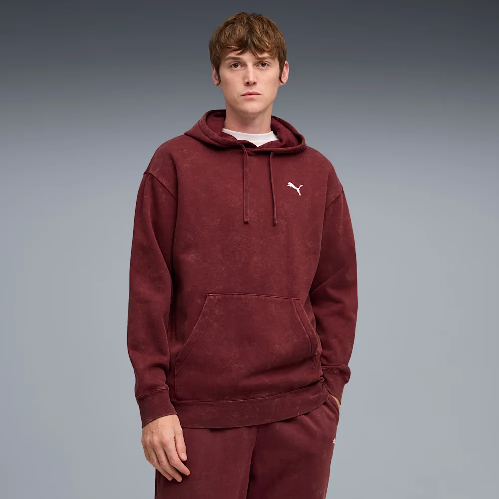 Moletom com Capuz Essentials Elevated Relaxed Wash Masculino