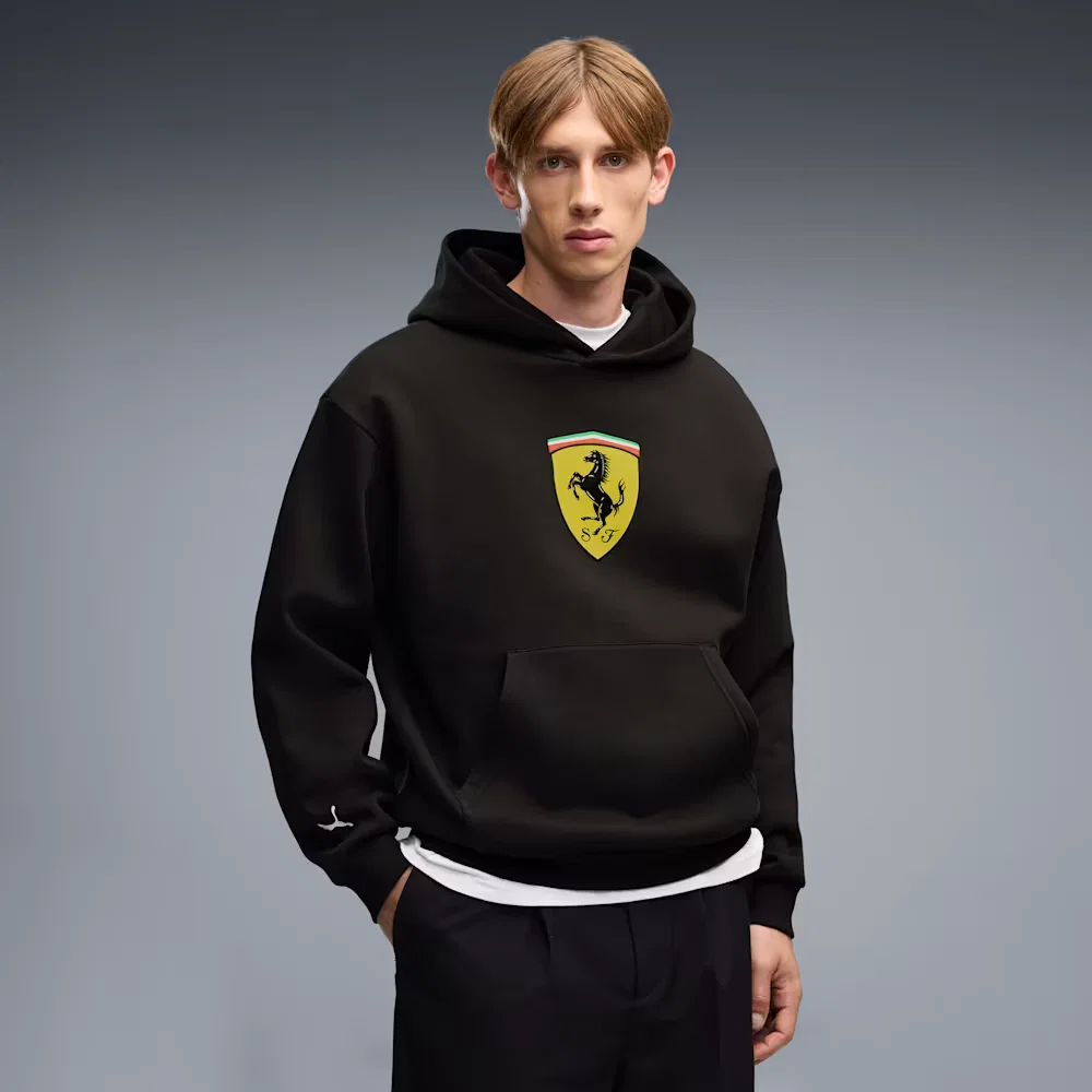 Moletom com Capuz Ferrari Coloured Shield Fleece Masculino — imagem 1