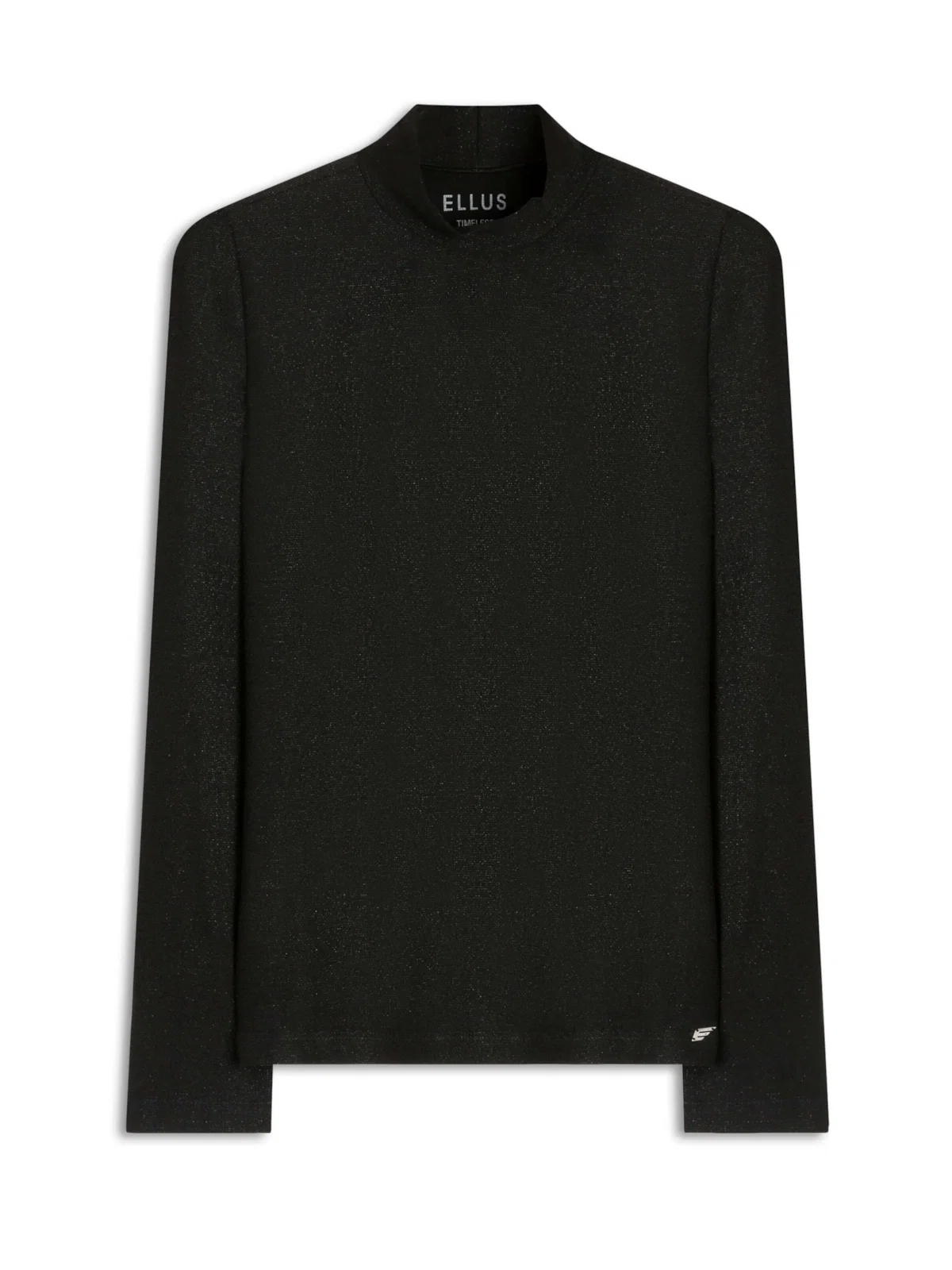 Blusa Ellus Lurex Turtleneck Preto