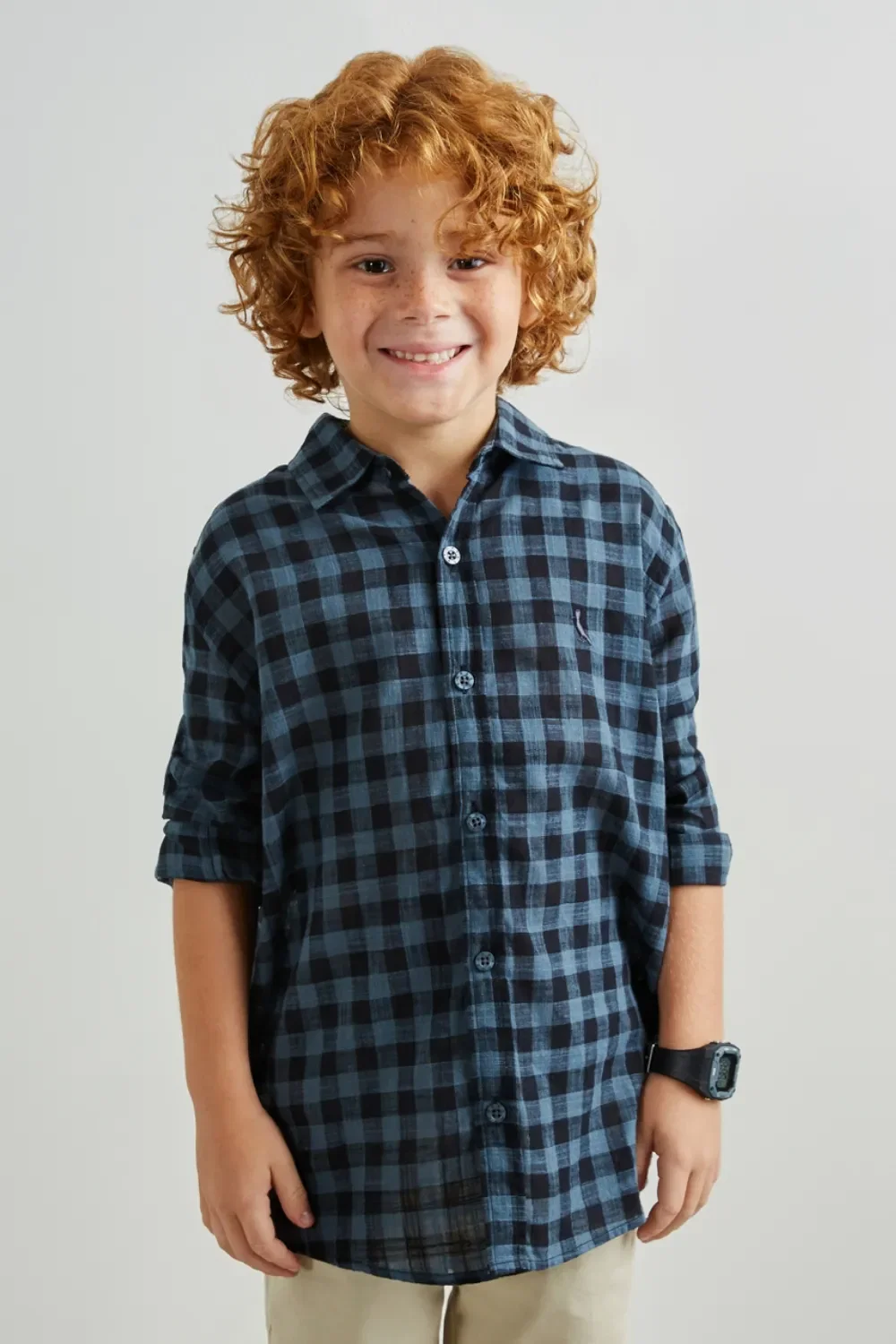 Camisa Mini Vichy Textura INV19