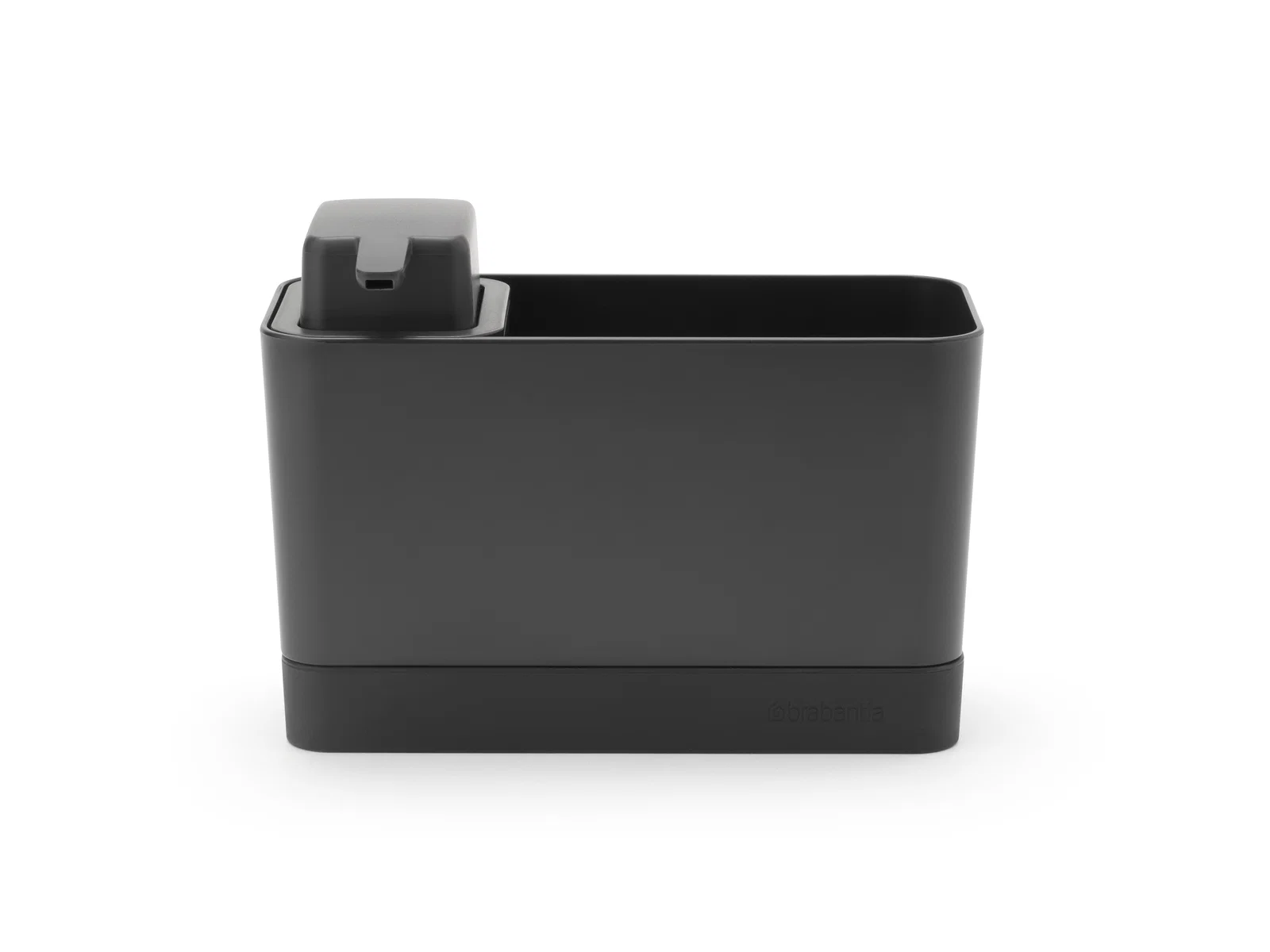 Dispenser de Detergente com Organizador para Pia Sinkside Preta