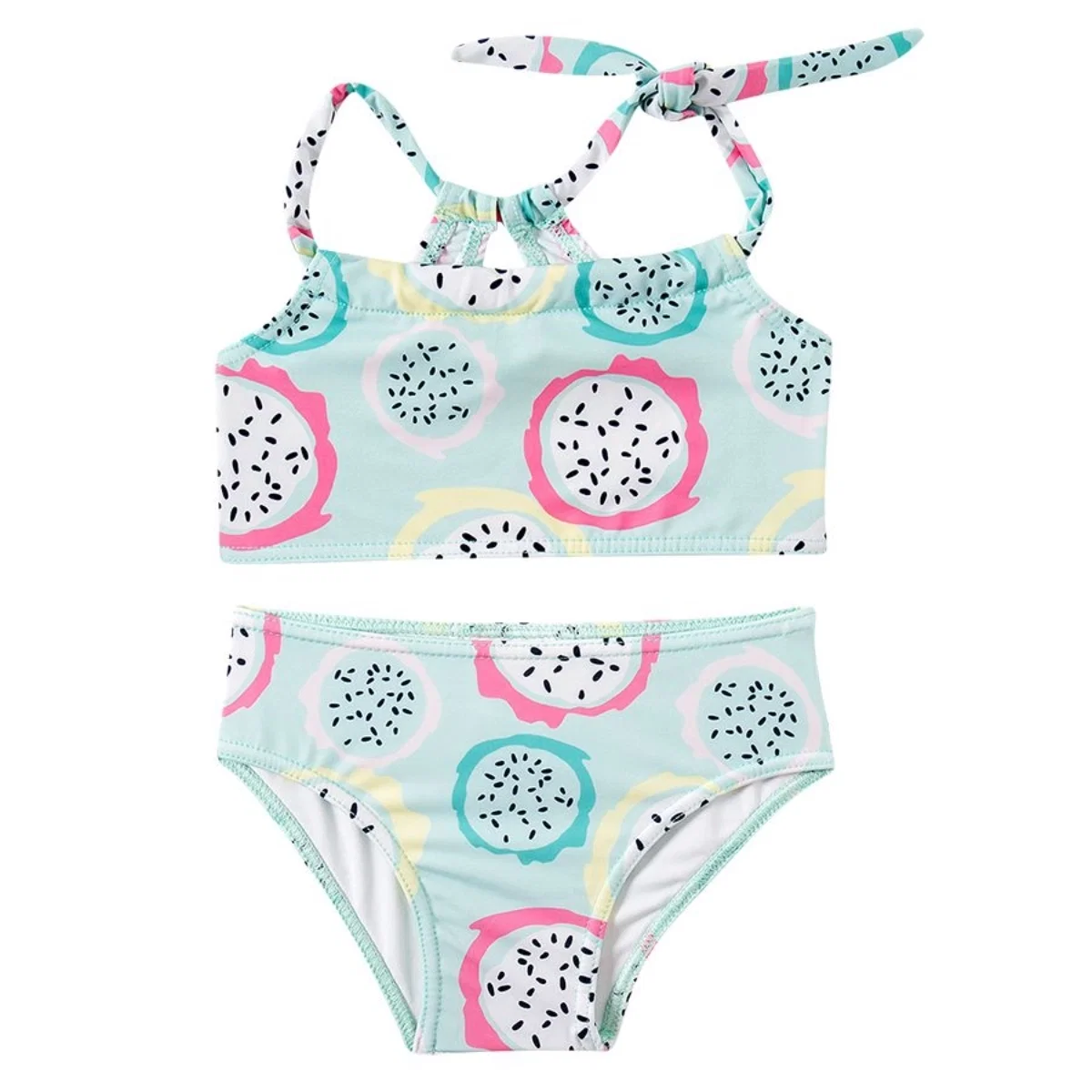 Top Com Calcinha Praia Toddler Pitaya Lycra Proteção Uv 50+ Tip Top