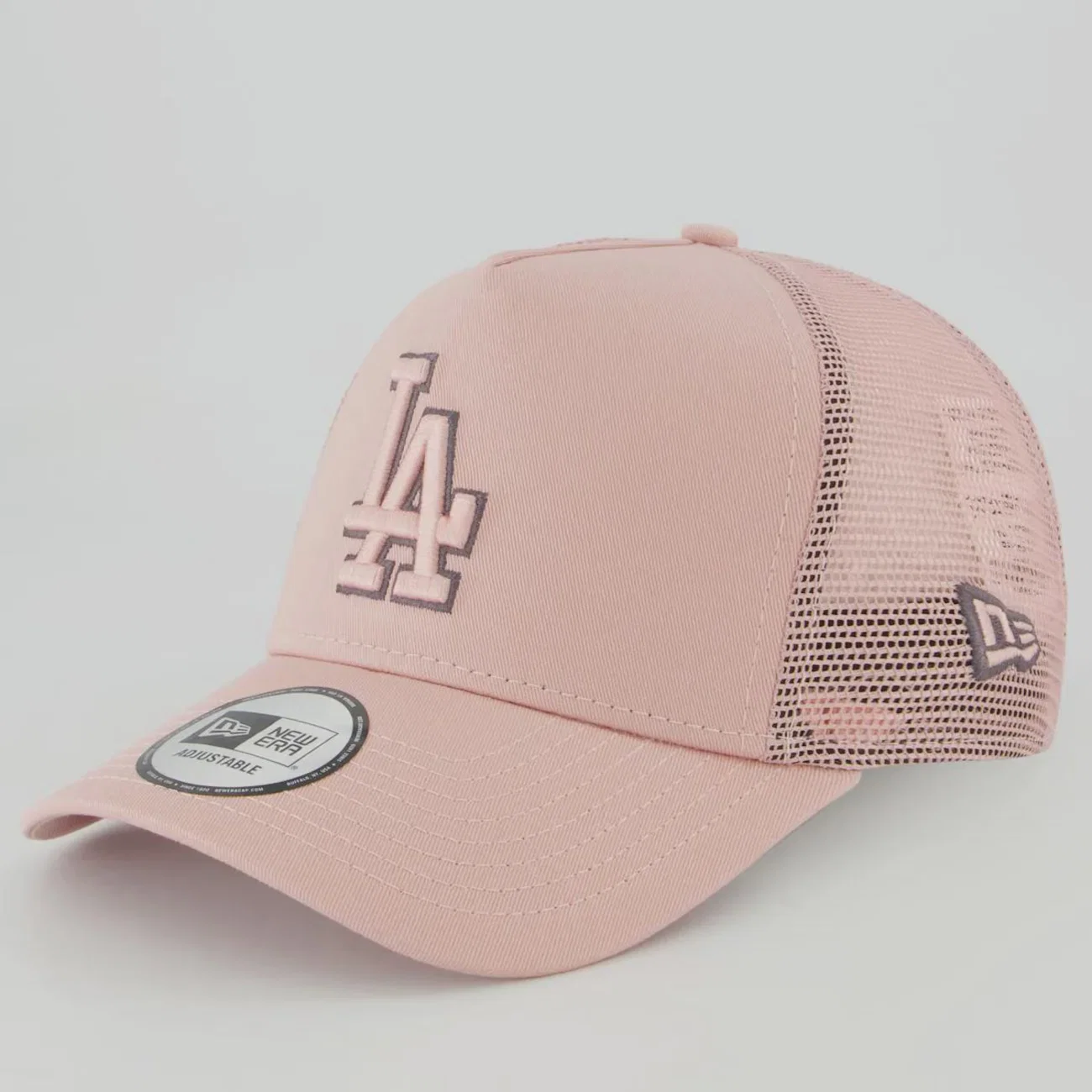 Boné Unissex New Era Los Angeles Dodgers 940AF Outline Trucker MLB Aba Curva