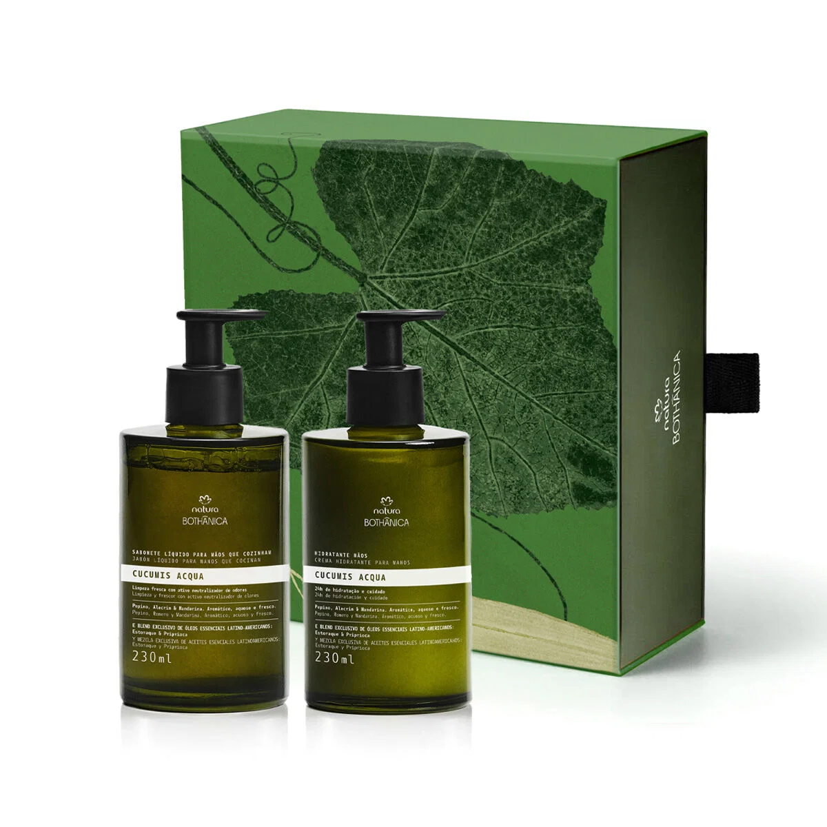 Kit Sabonete Líquido e Hidratante para Mãos Bothânica Cucumis Acqua