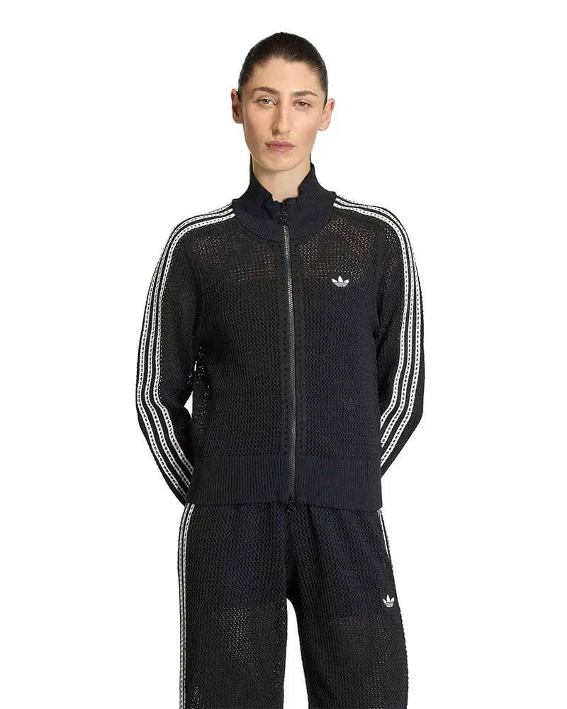 Jaqueta Adidas Polo Crochê Feminina