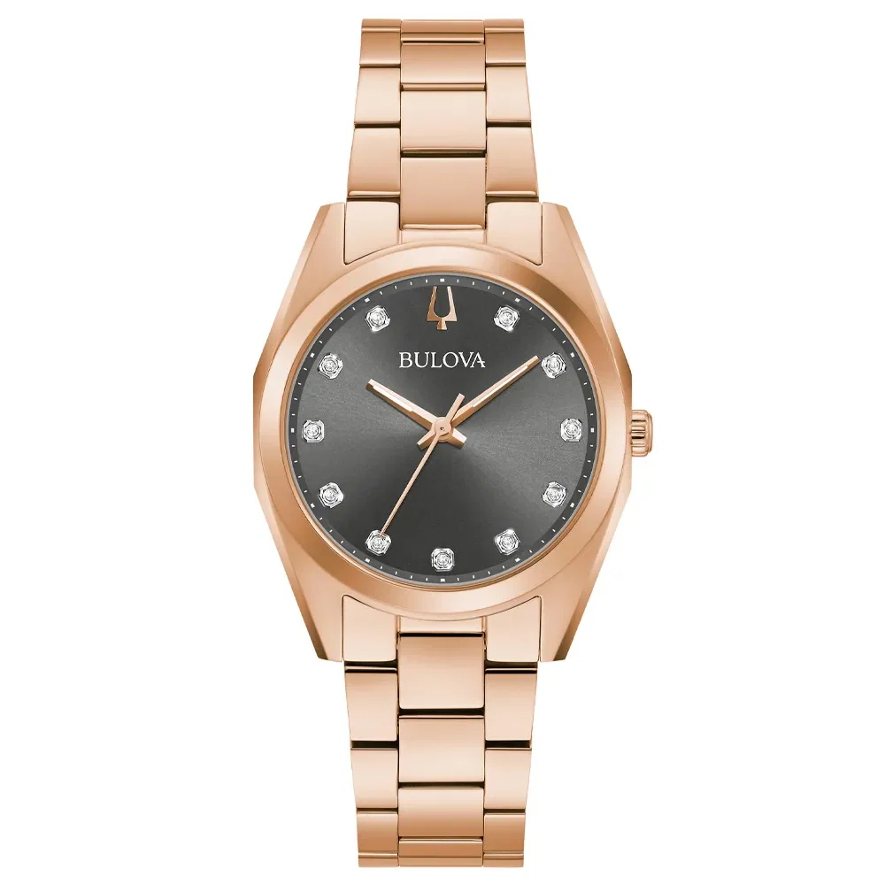 Relógio Bulova Surveyor Feminino Aço Rosé 97P156
