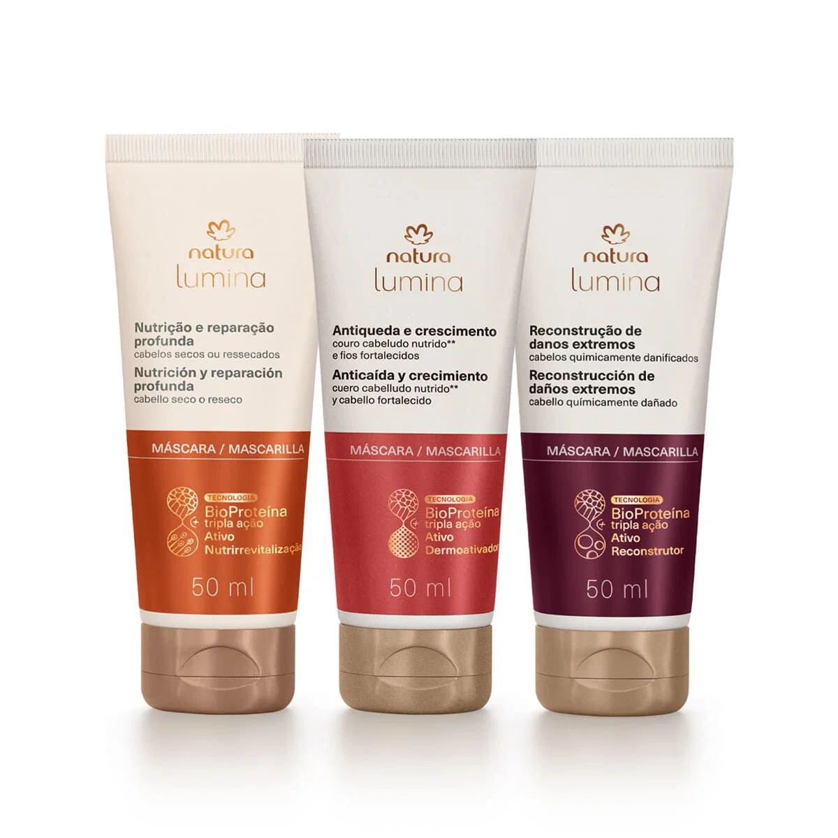 Kit Máscaras Portáteis Lumina (3 produtos) — imagem 1
