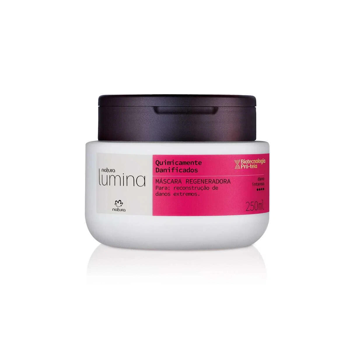 Máscara Regeneradora Natura Lumina para Cabelos Quimicamente Danificados 250 ml