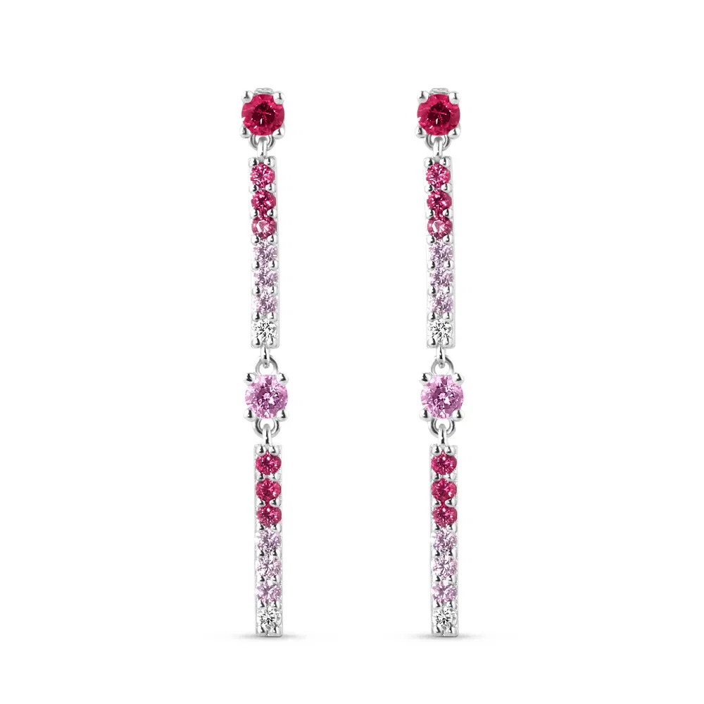 Brinco Life Venus em Prata 925 com Pedras Coloridas — imagem 1