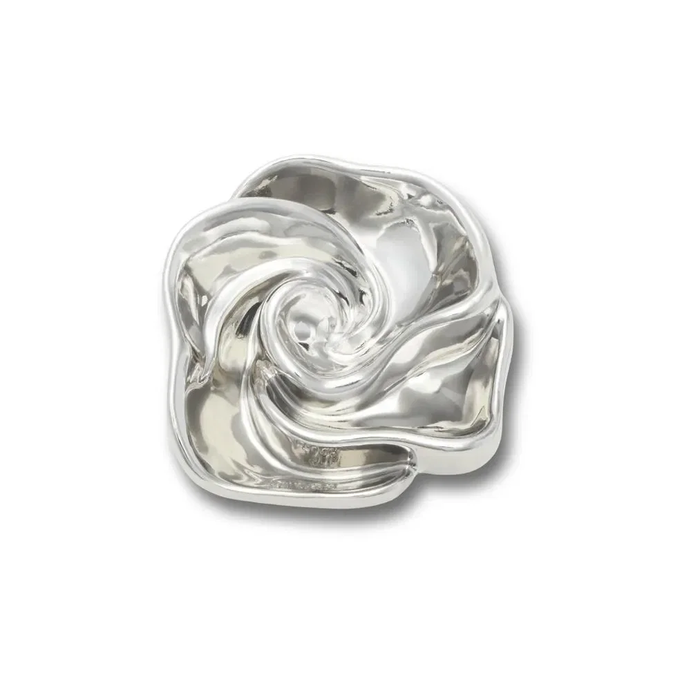 Espiral de Flor Prateada