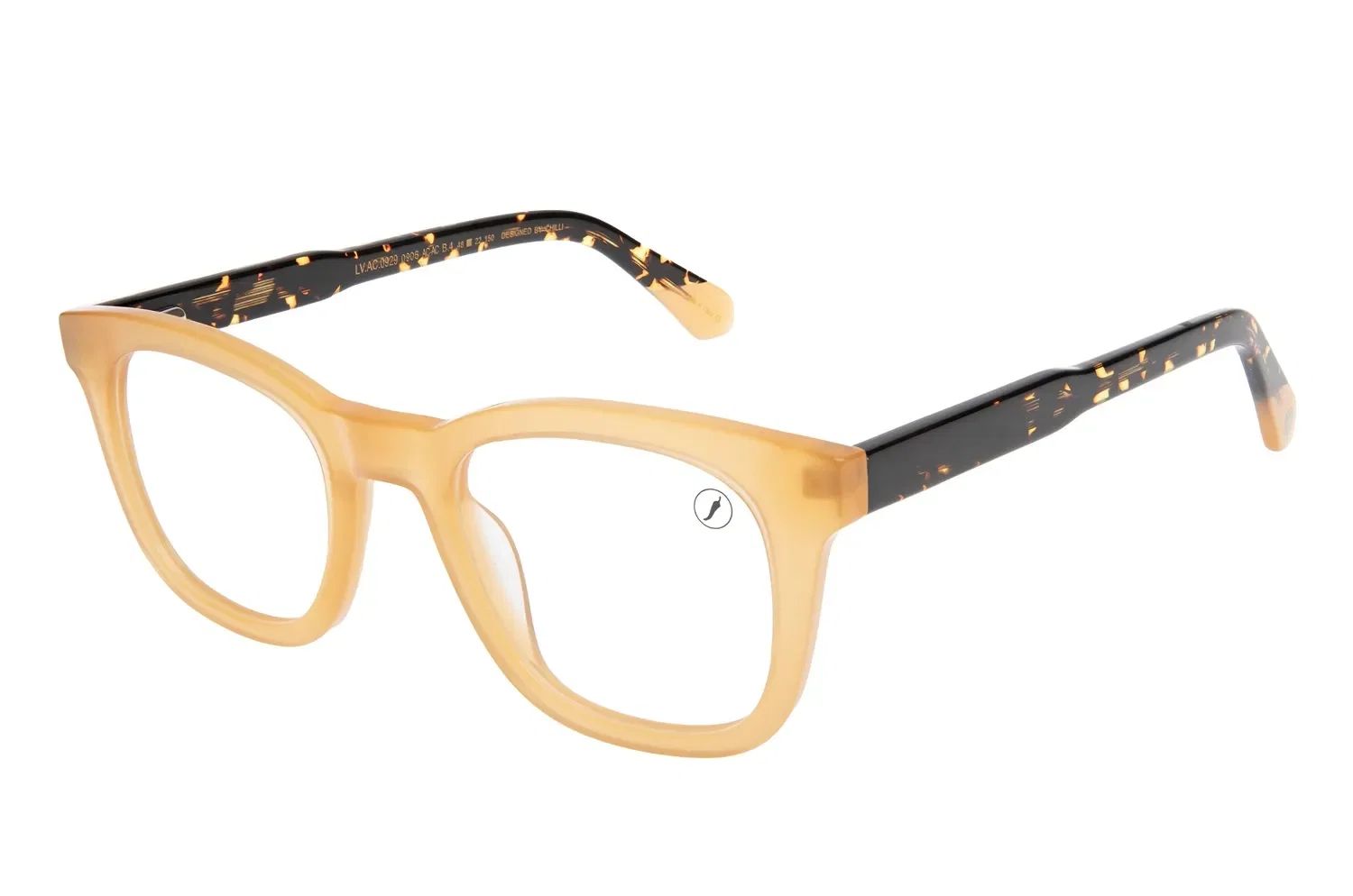 Armação Para Óculos de Grau Masculino Premium Quadrado AC Amarelo