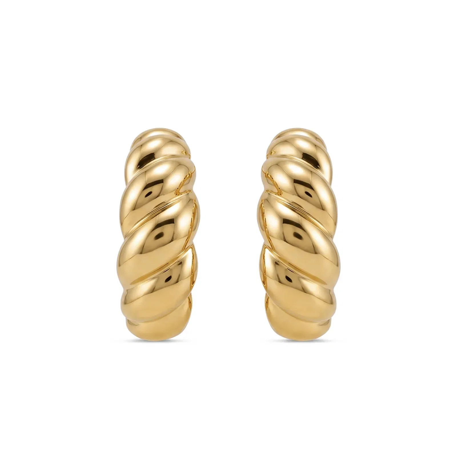 Argola Viena em Ouro Amarelo 18k, 24mm — imagem 1