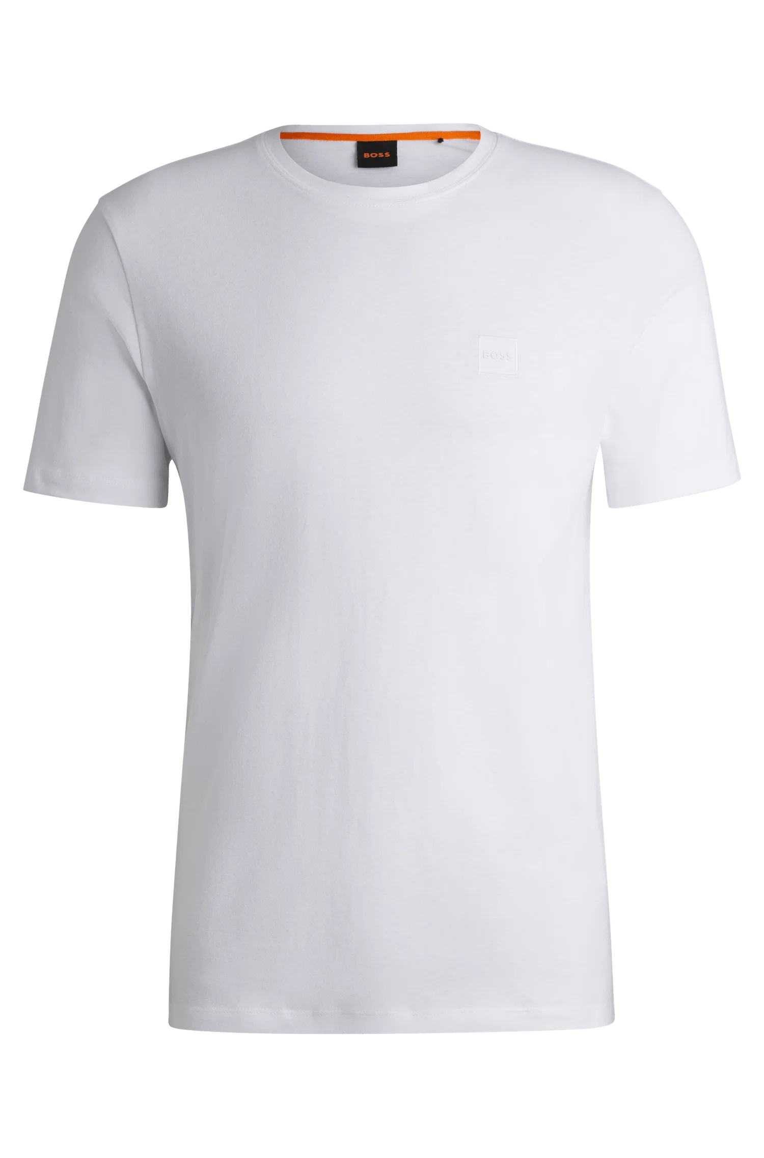 Camiseta De Algodão Com Emblema De Logo