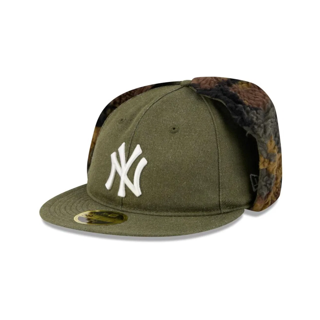 Boné New Era 59Fifty RETRO CROWN New York Yankees MLB Verde New Era Masculino