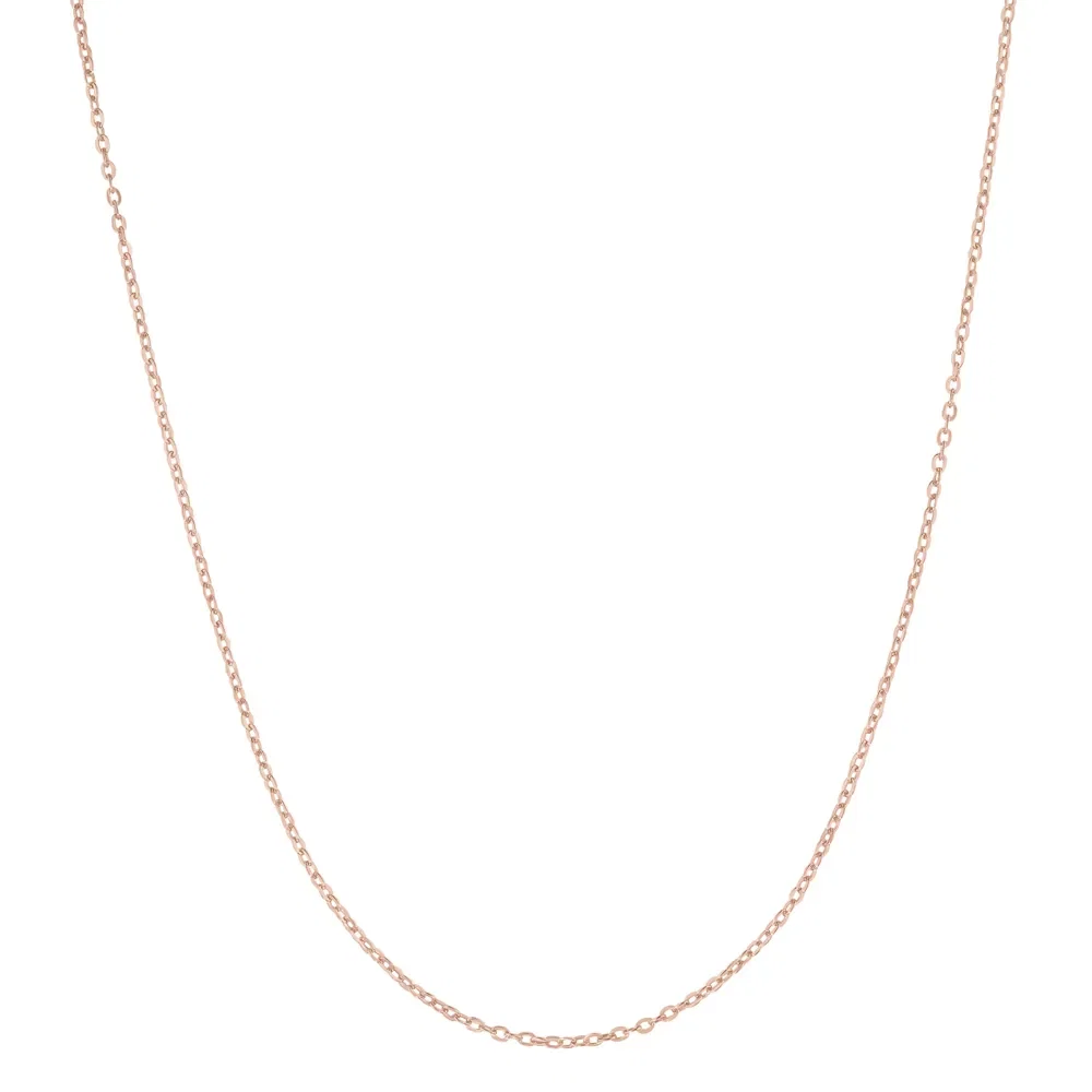 Corrente Life Bailarina com Banho Ouro Rosé 70 cm — imagem 1