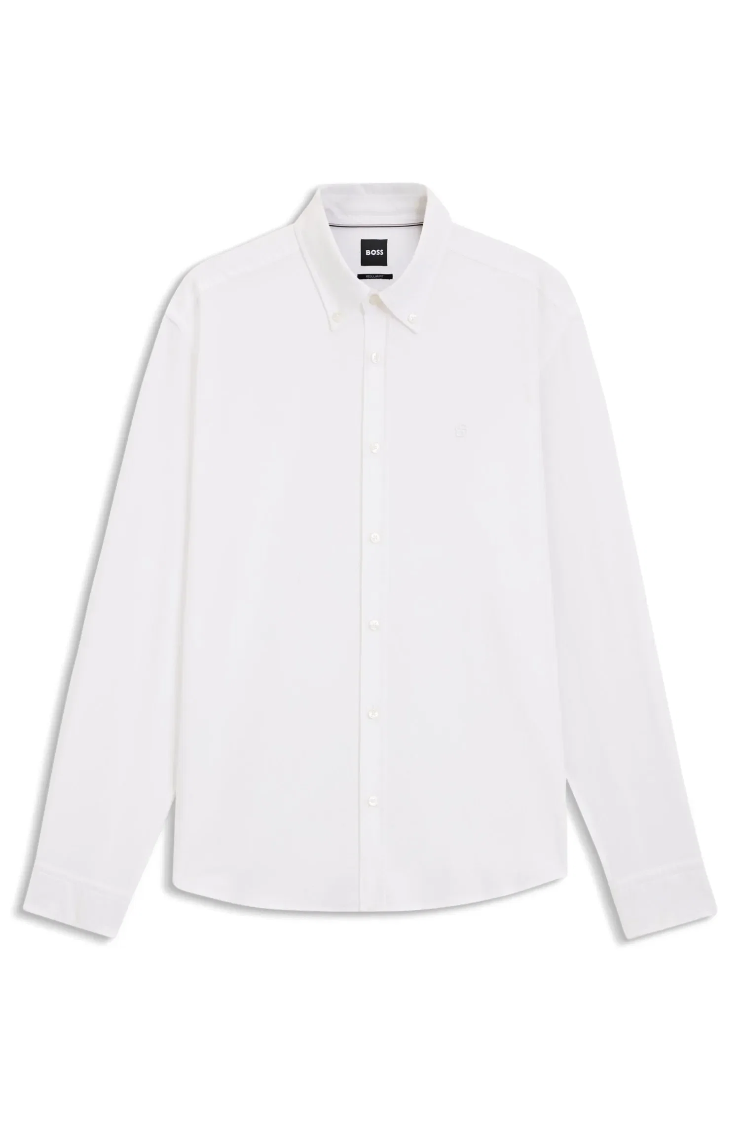 Camisa Regular Fit Em Algodão Oxford