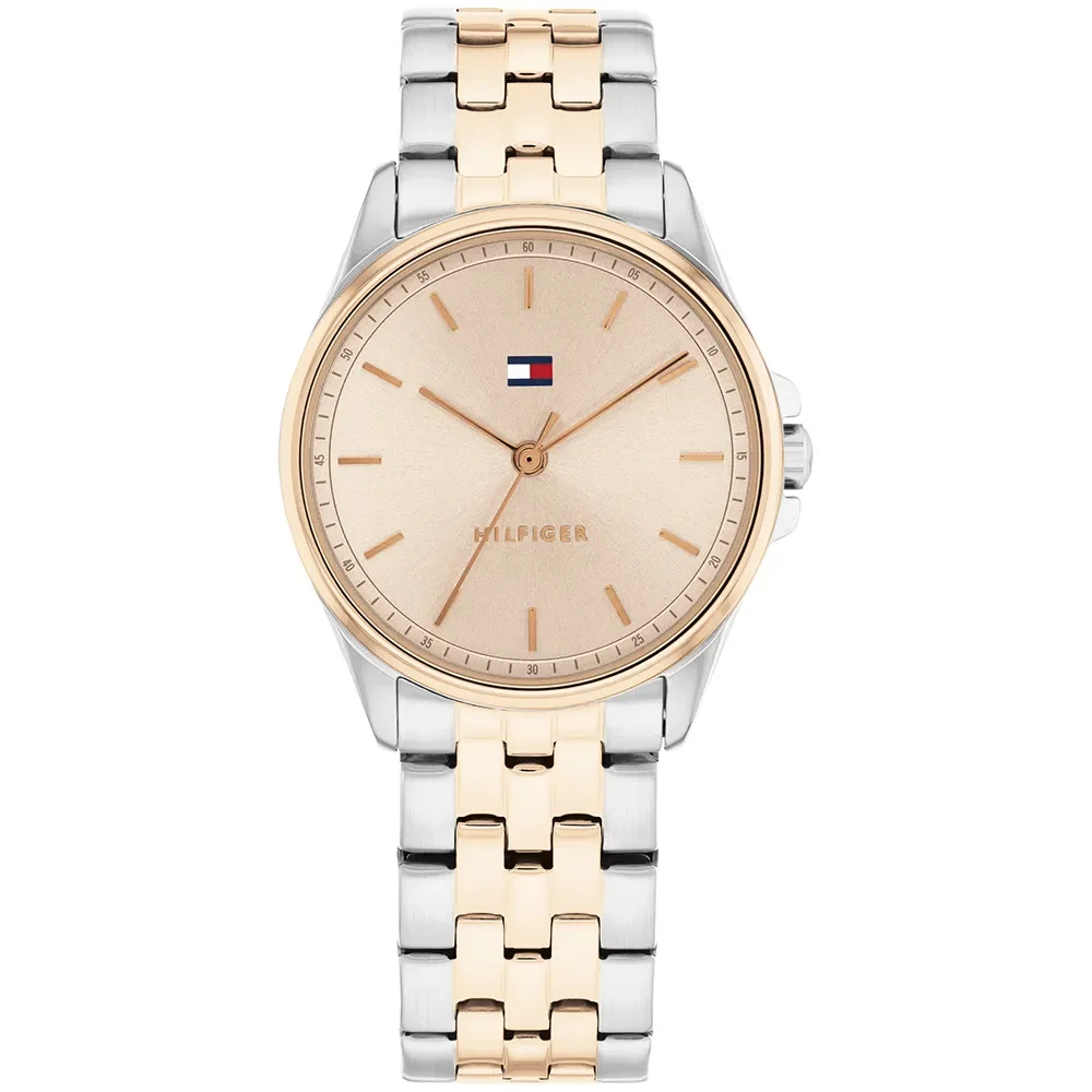 Relógio Tommy Hilfiger Jade Feminino em Aço Prateado e Rosé 1782772