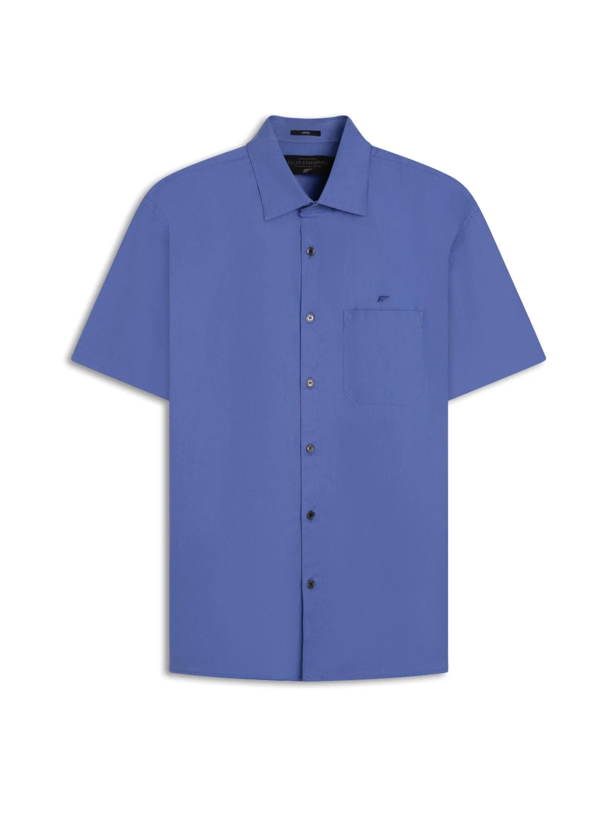 Camisa Tricoline New Italian Azul Pervante — imagem 1