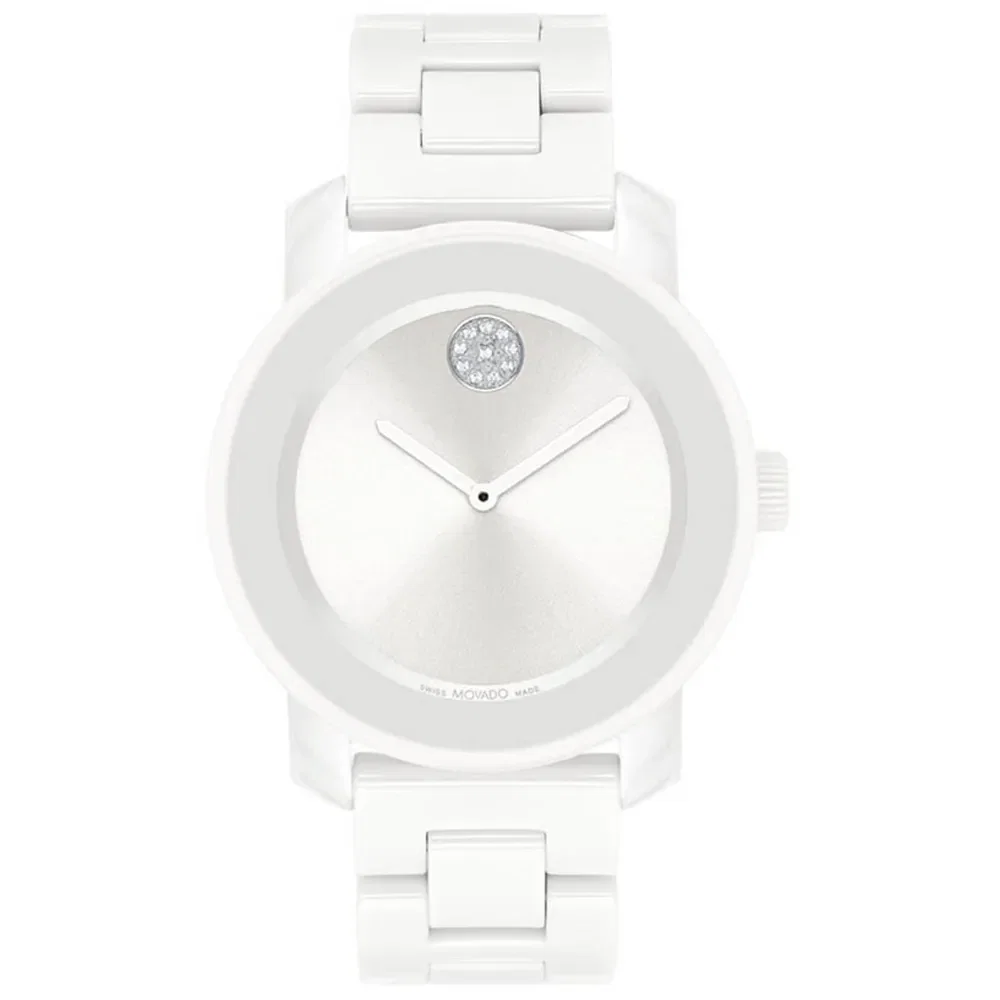 Relógio Movado Feminino Ceramica 100% Branco 3600802