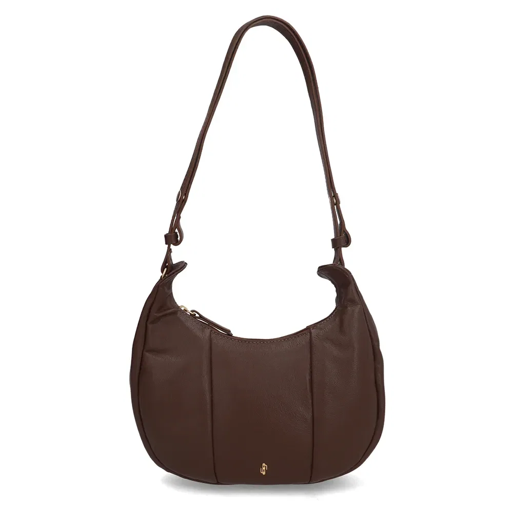 Bolsa Hobo Couro Marrom