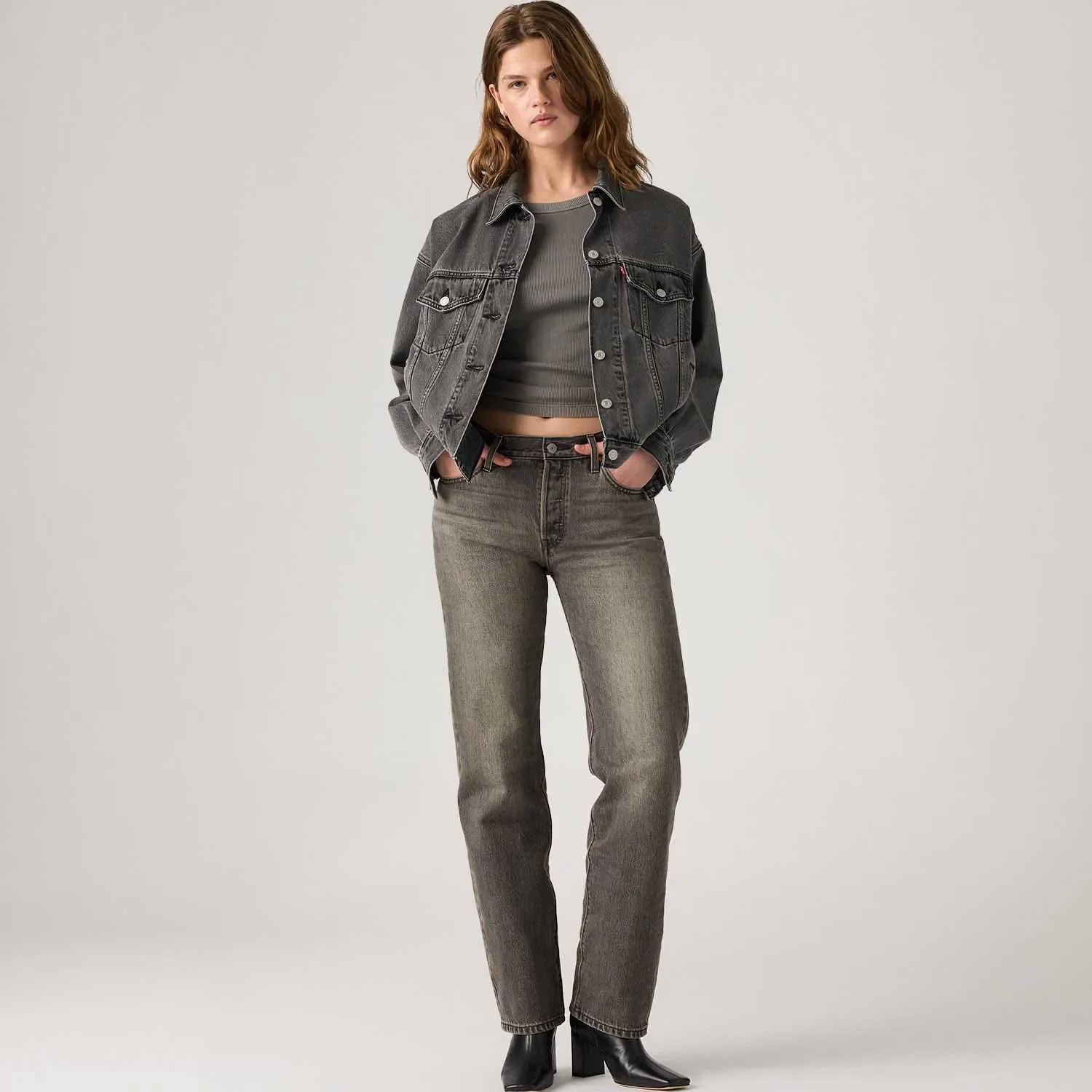 Calça Jeans Levi's® 501® '90s Preta — imagem 1