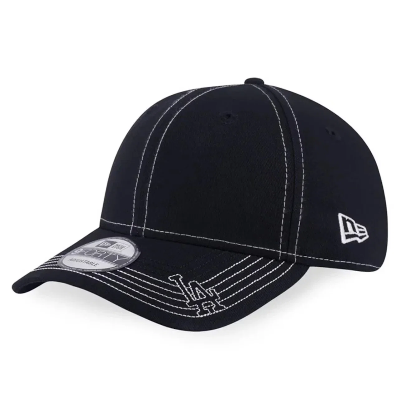 Boné Unissex New Era 9FORTY Los Angeles Dodgers MLB Contrast Aba Curva
