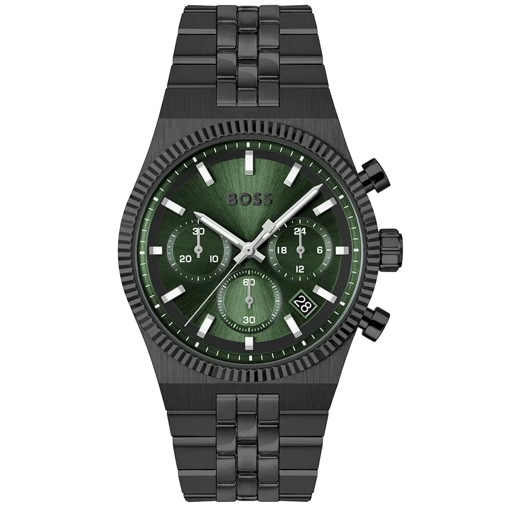 Relógio Boss Candor Prime Masculino em Aço Preto 1514308